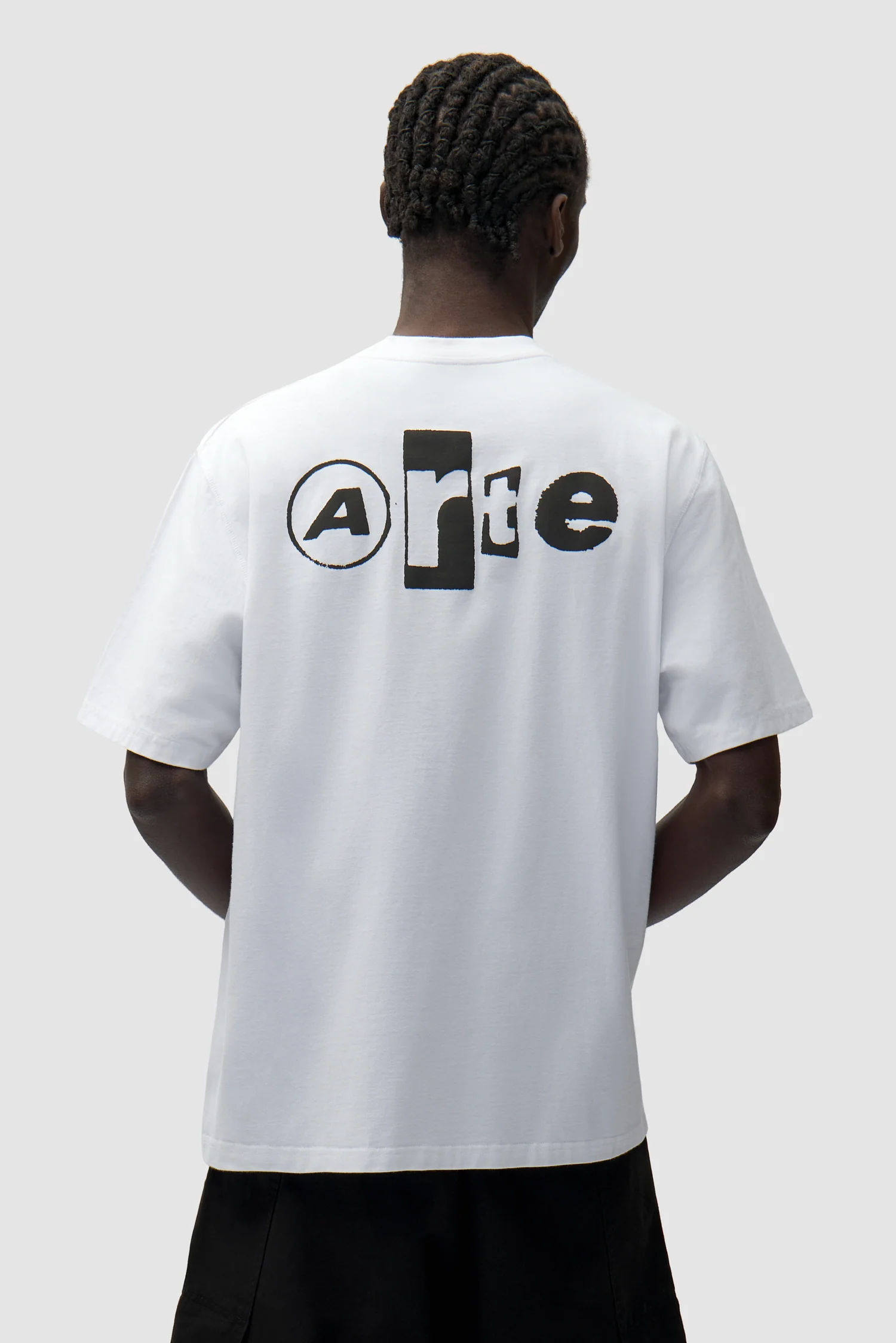 T-shirt Back Collage - Blanc - Image 2