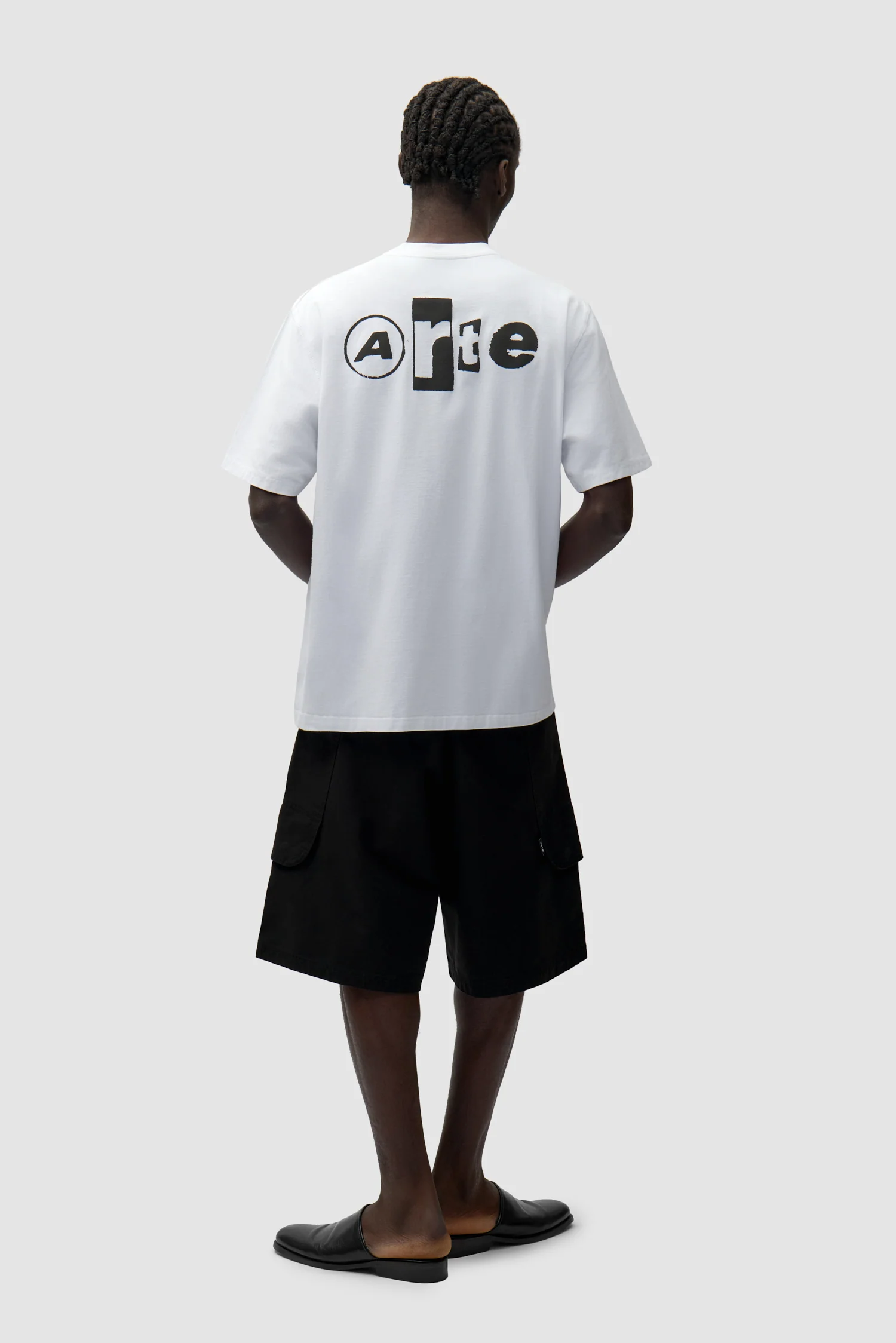 T-shirt Back Collage - Blanc - Image 5