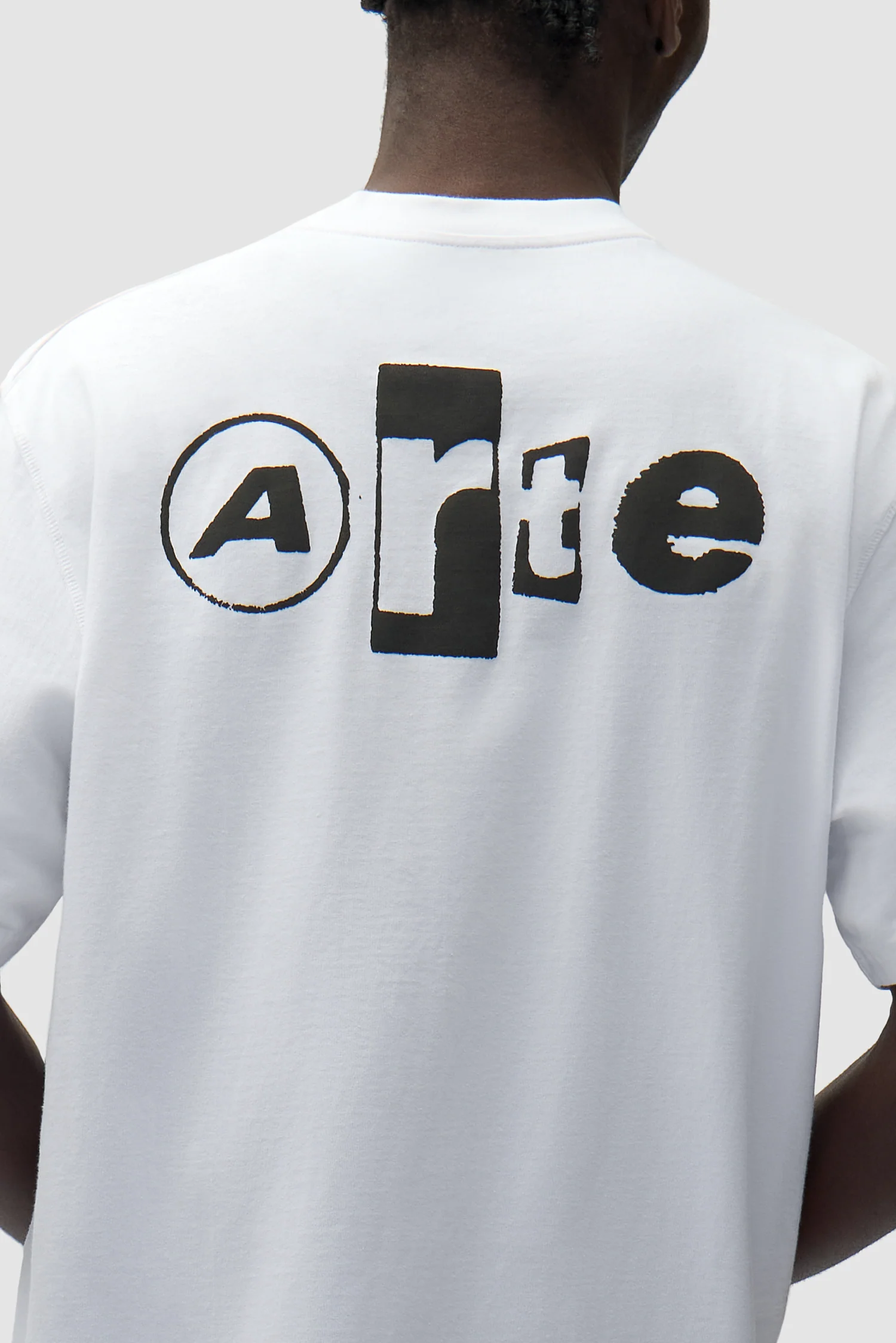 T-shirt Back Collage - Blanc - Image 8