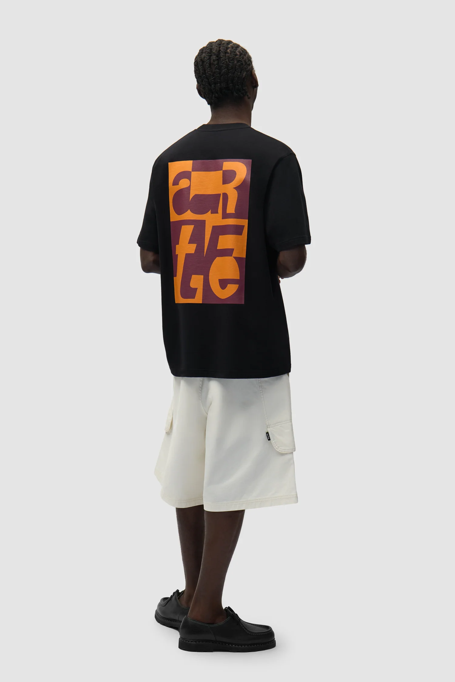 T-shirt graphique dos - Noir - Image 4