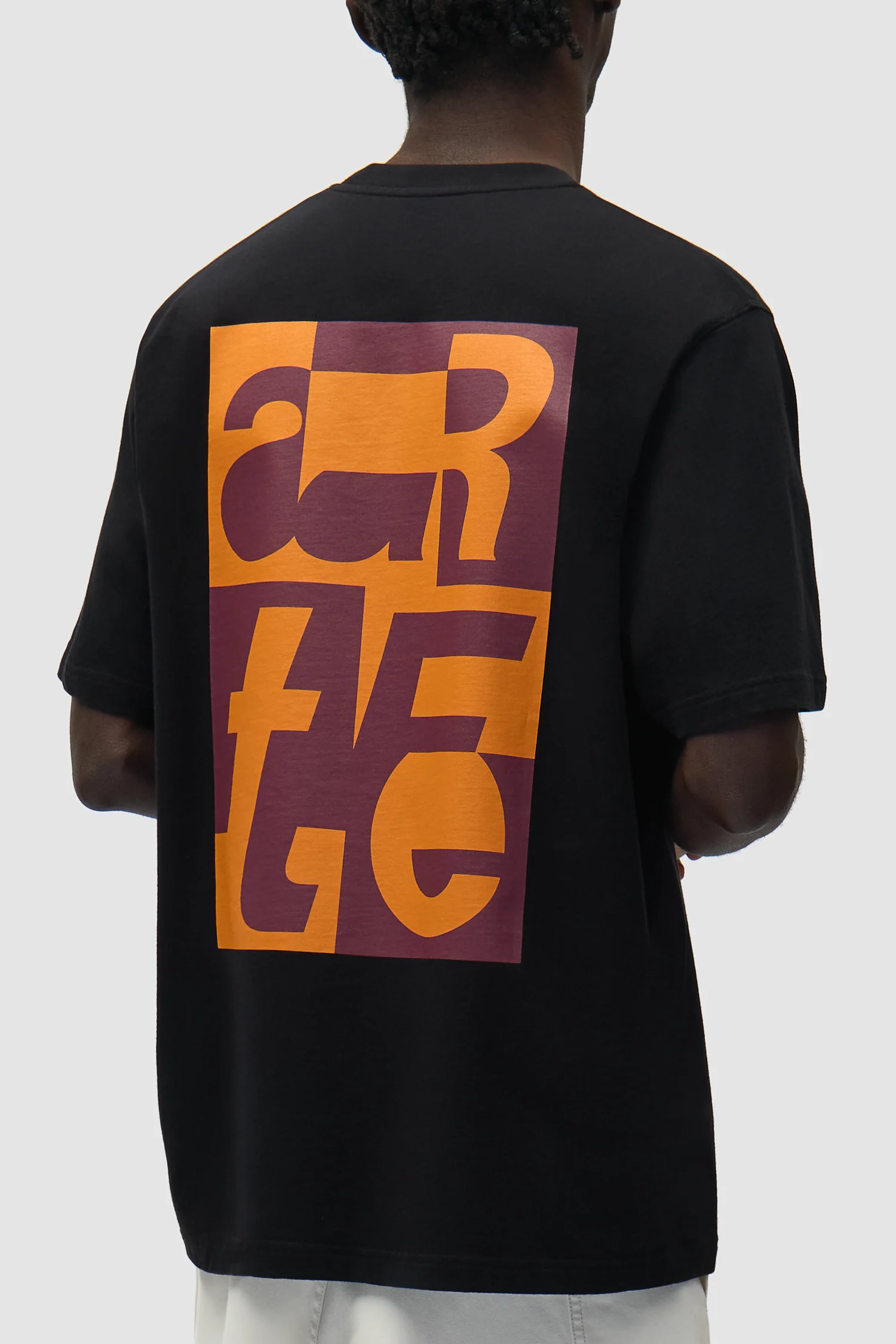 T-shirt graphique dos - Noir - Image 7