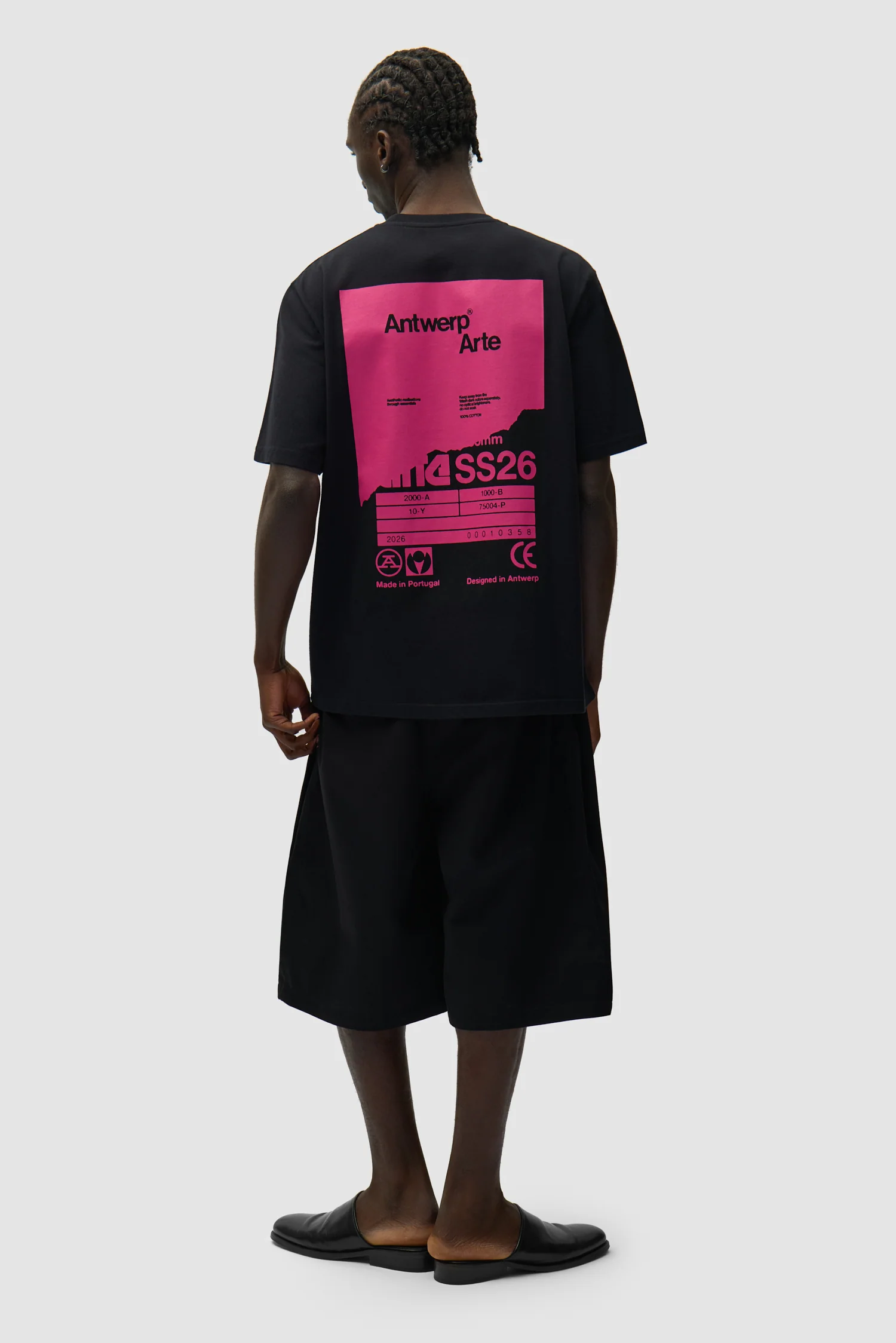 T-shirt Poster dos - Noir - Image 5