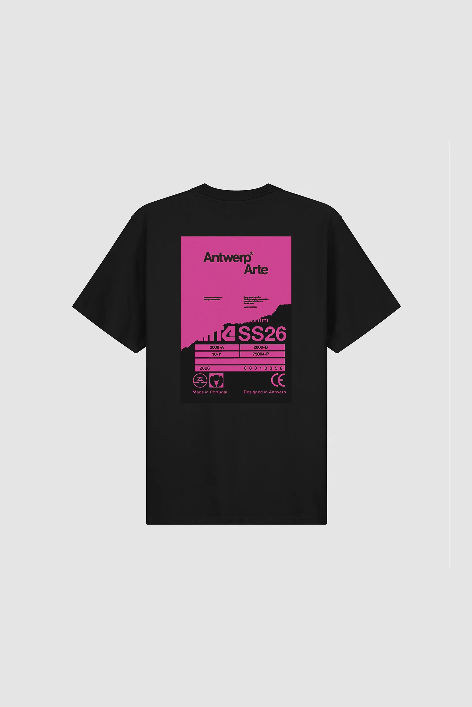 T-shirt Poster dos - Noir - Image 8