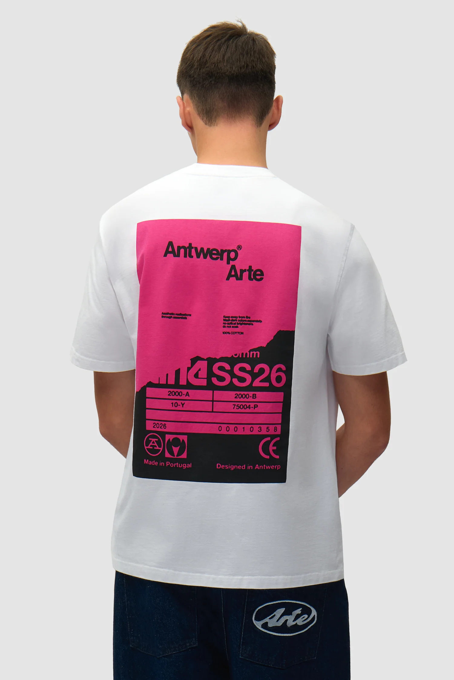 T-shirt Poster dos - Blanc - Image 2