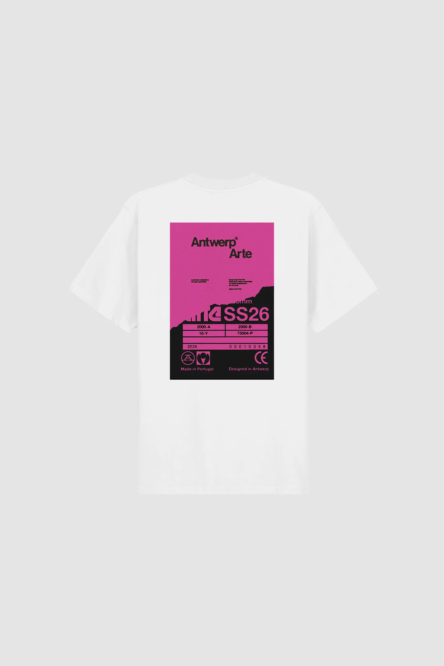 T-shirt Poster dos - Blanc - Image 8