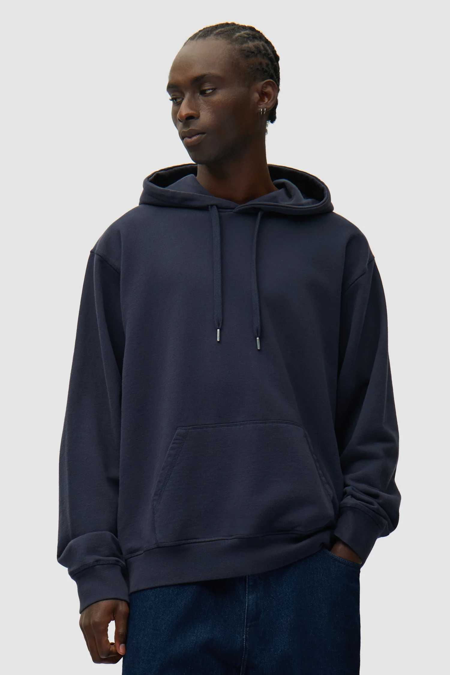 Sweat à capuche Back SS26 - Bleu marine - Image 3