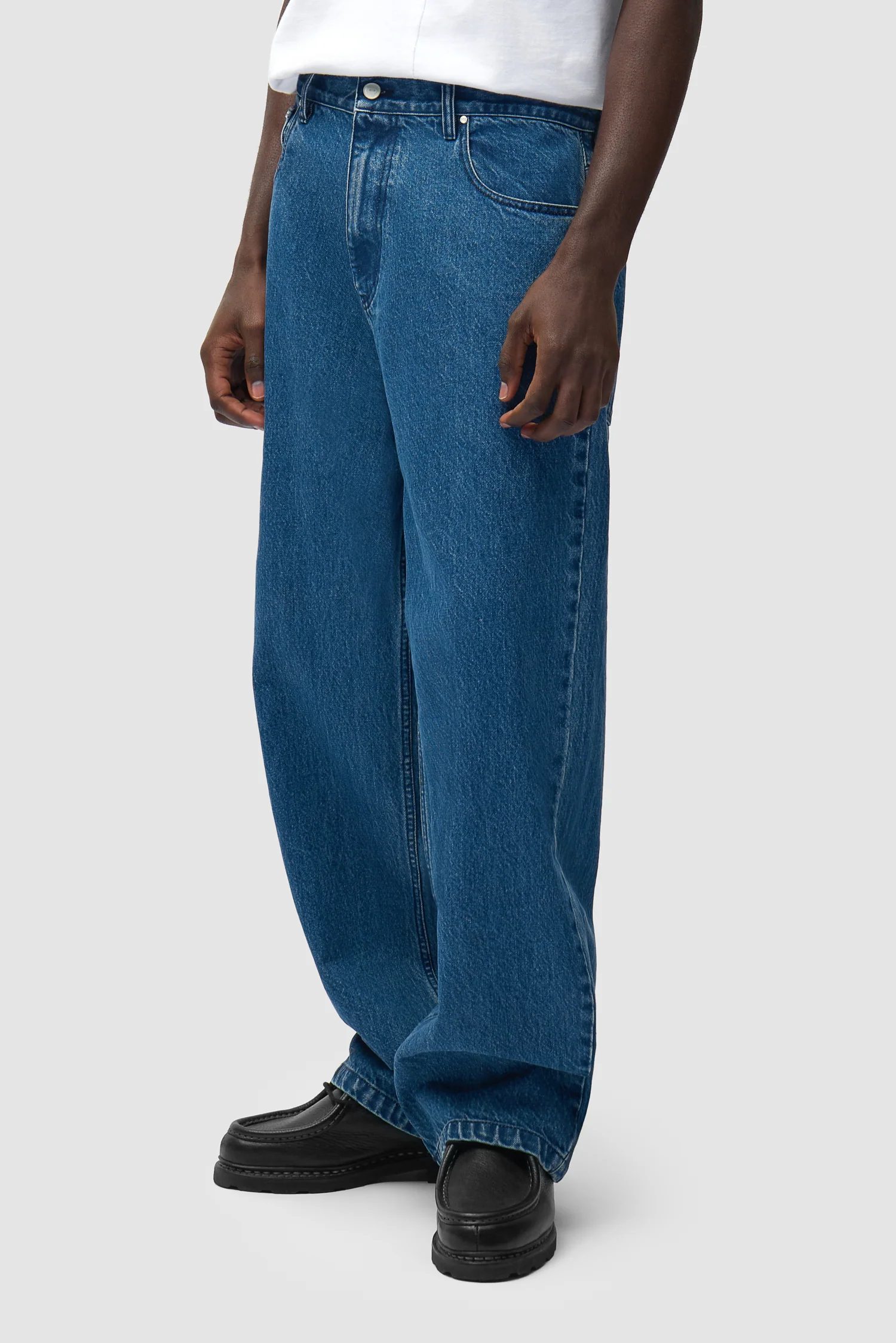 Pantalon baggy - Denim brut - Image 3
