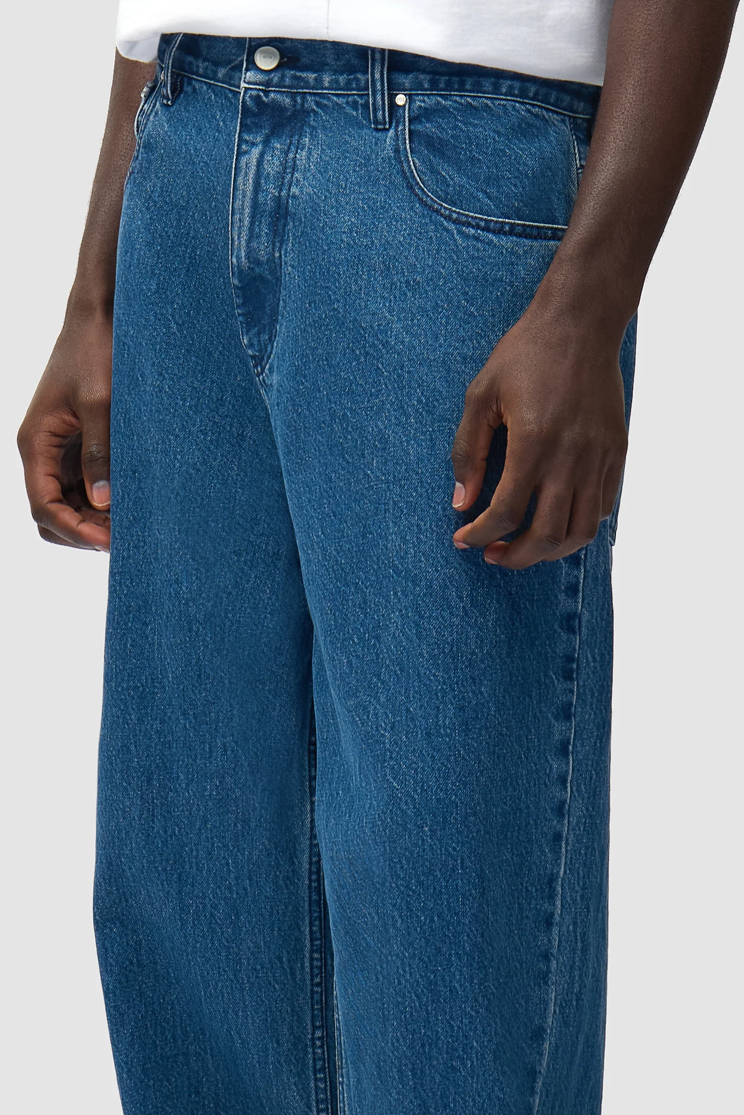 Pantalon baggy - Denim brut - Image 8