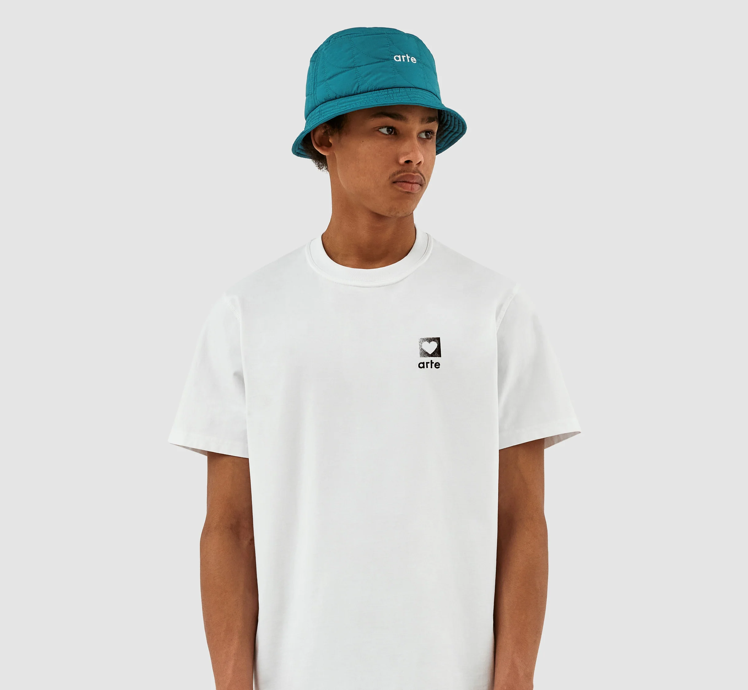 Bauhaus Quilted Bucket Hat - Lake Blue - Image 3