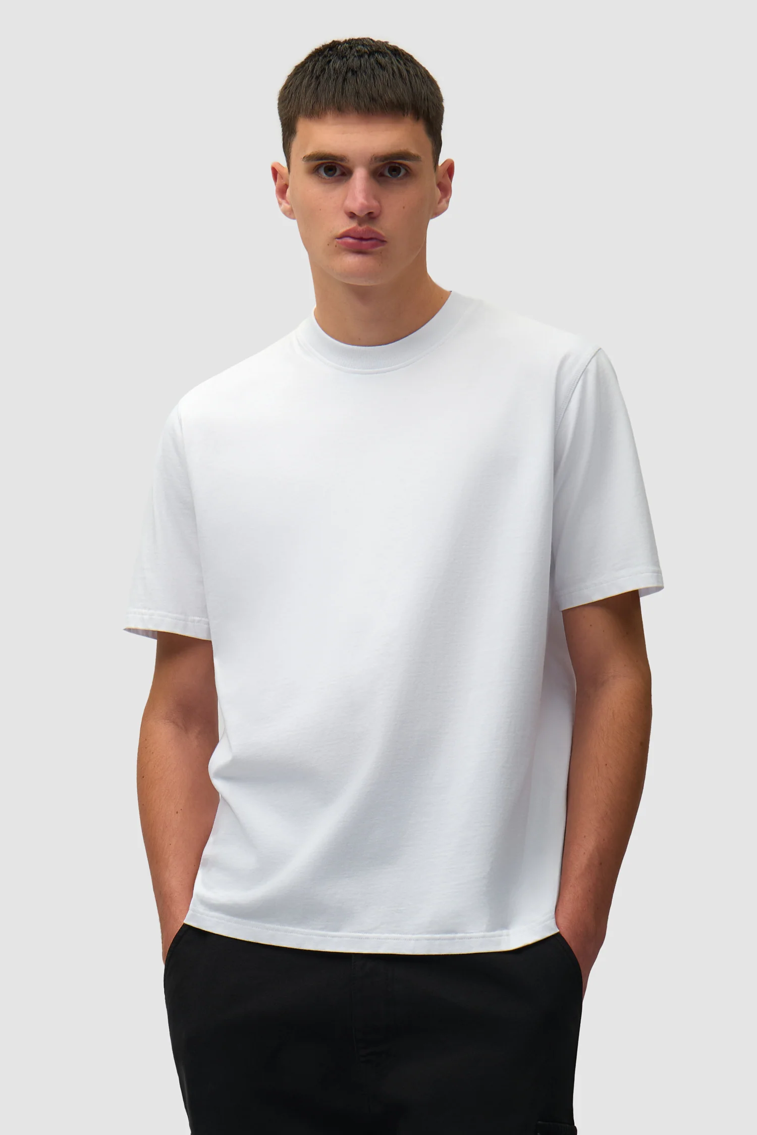 T-shirt à grand logo dans le dos - Blanc - Image 3