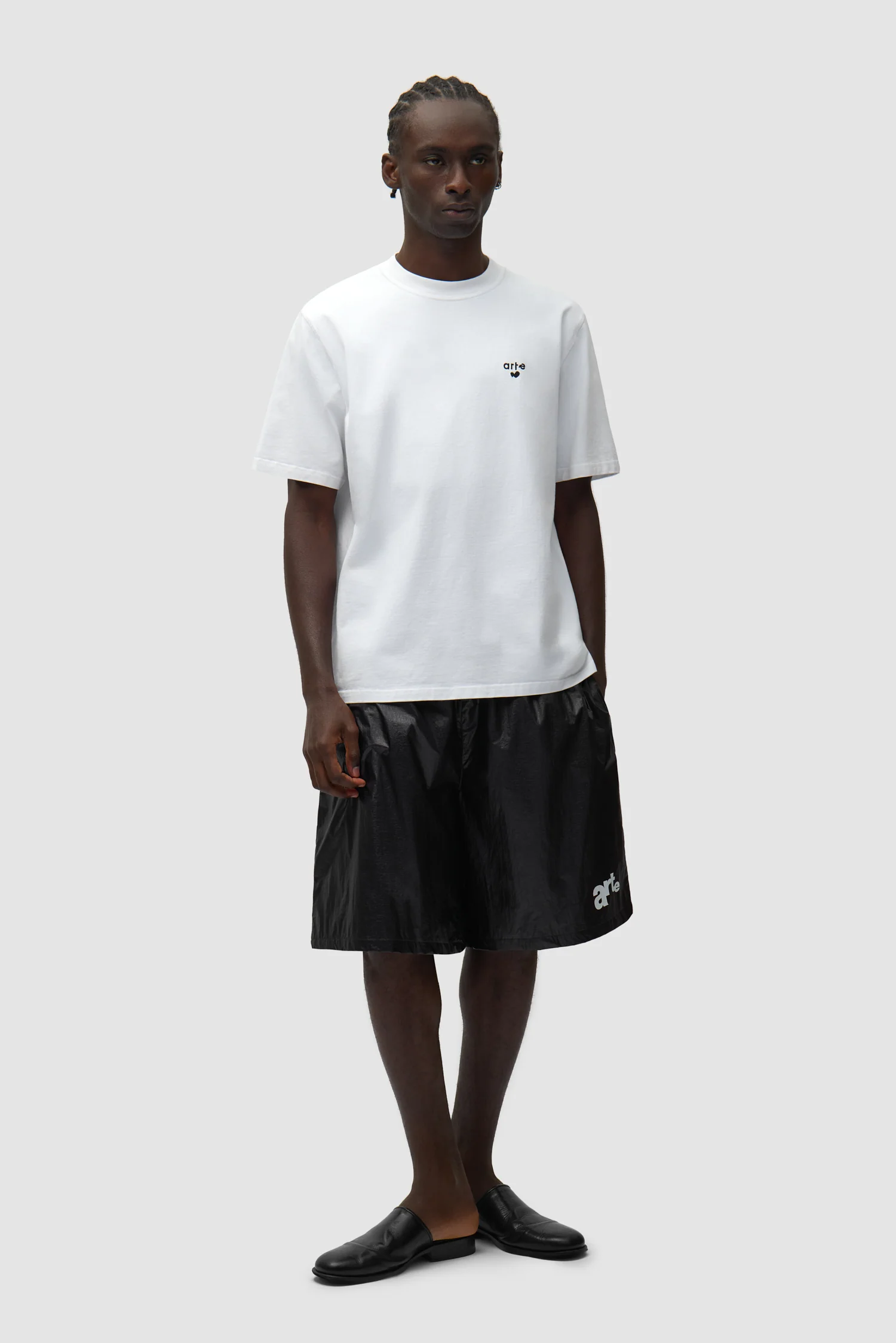 Short à grand logo - Noir - Image 5
