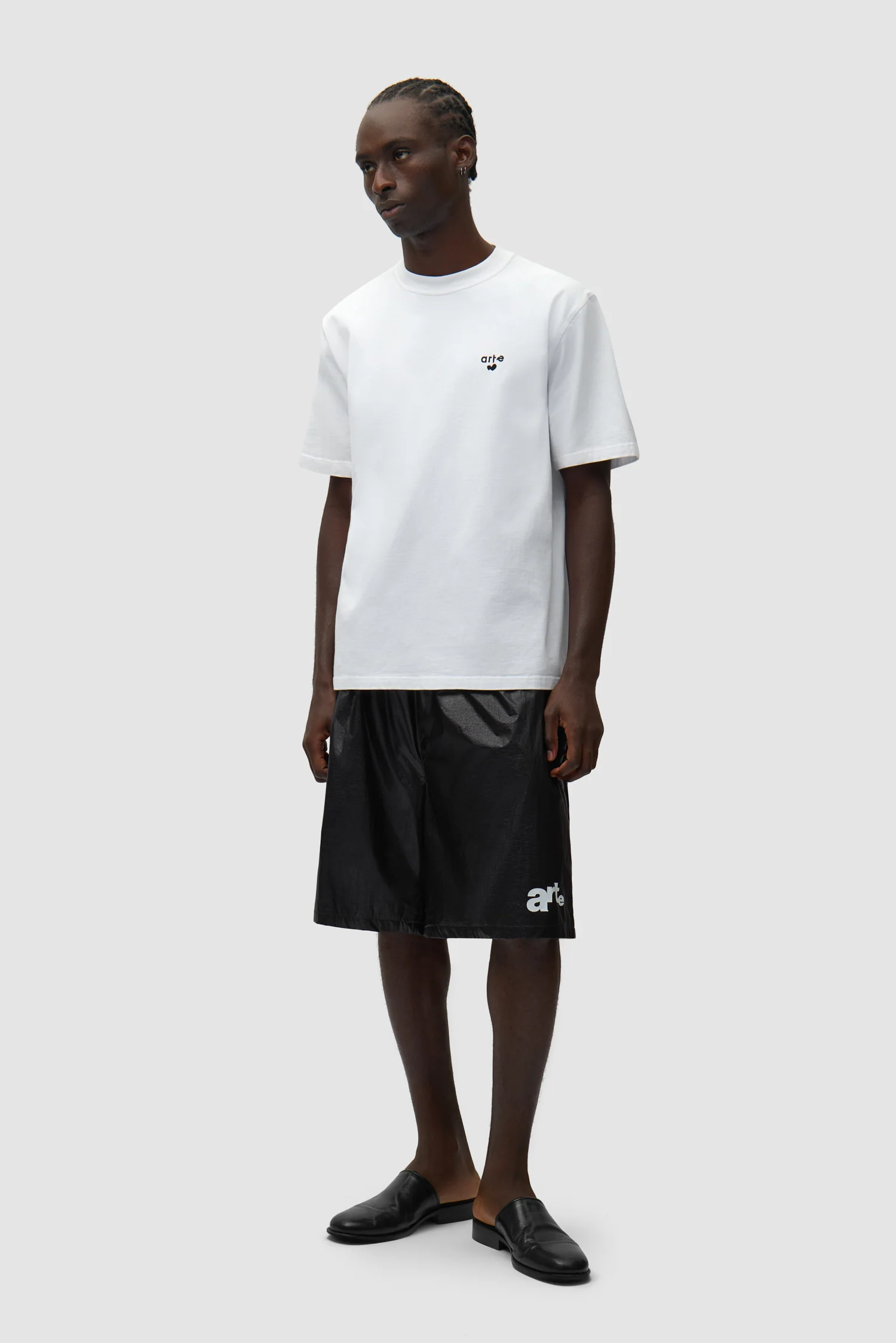 Short à grand logo - Noir - Image 6