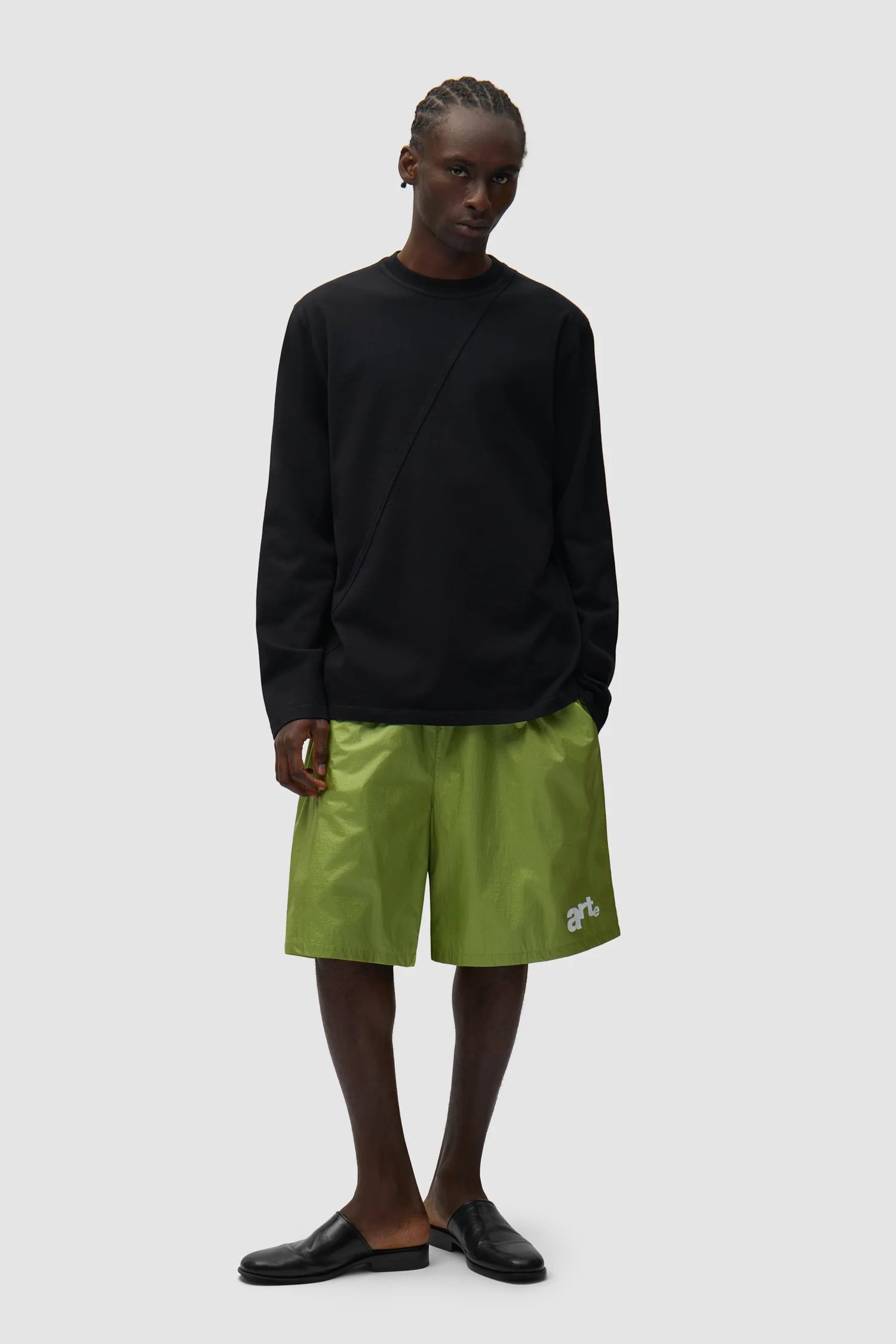 Short à grand logo - Vert - Image 6