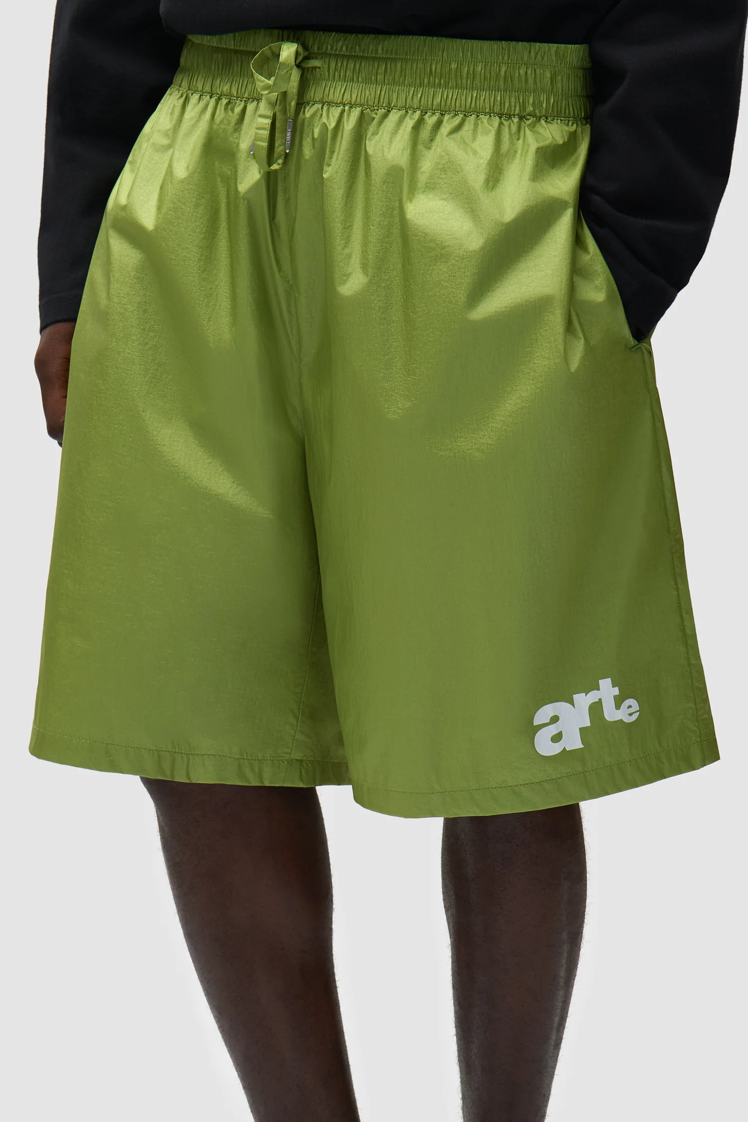 Short à grand logo - Vert - Image 8