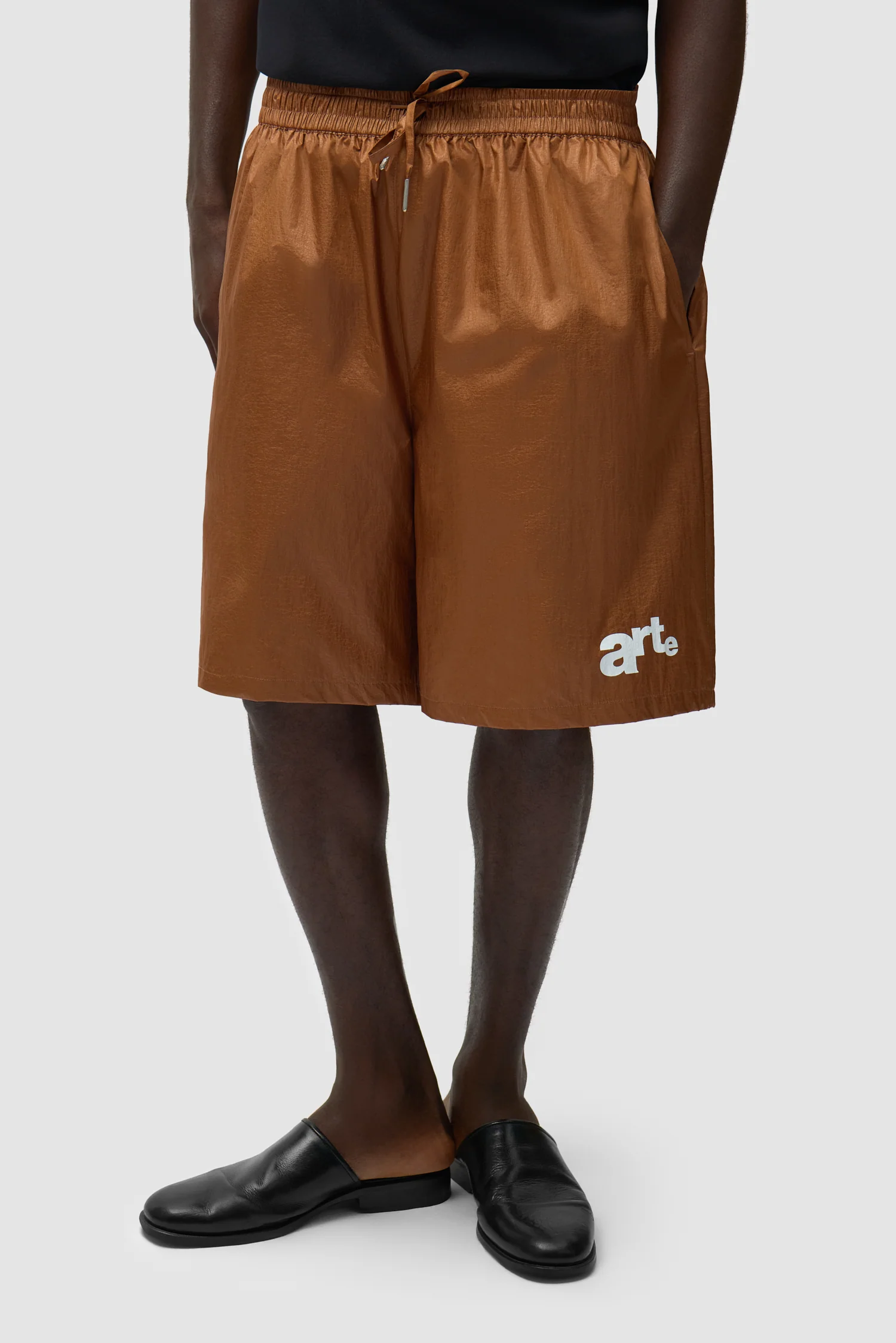 Short à grand logo - Orange - Image 2