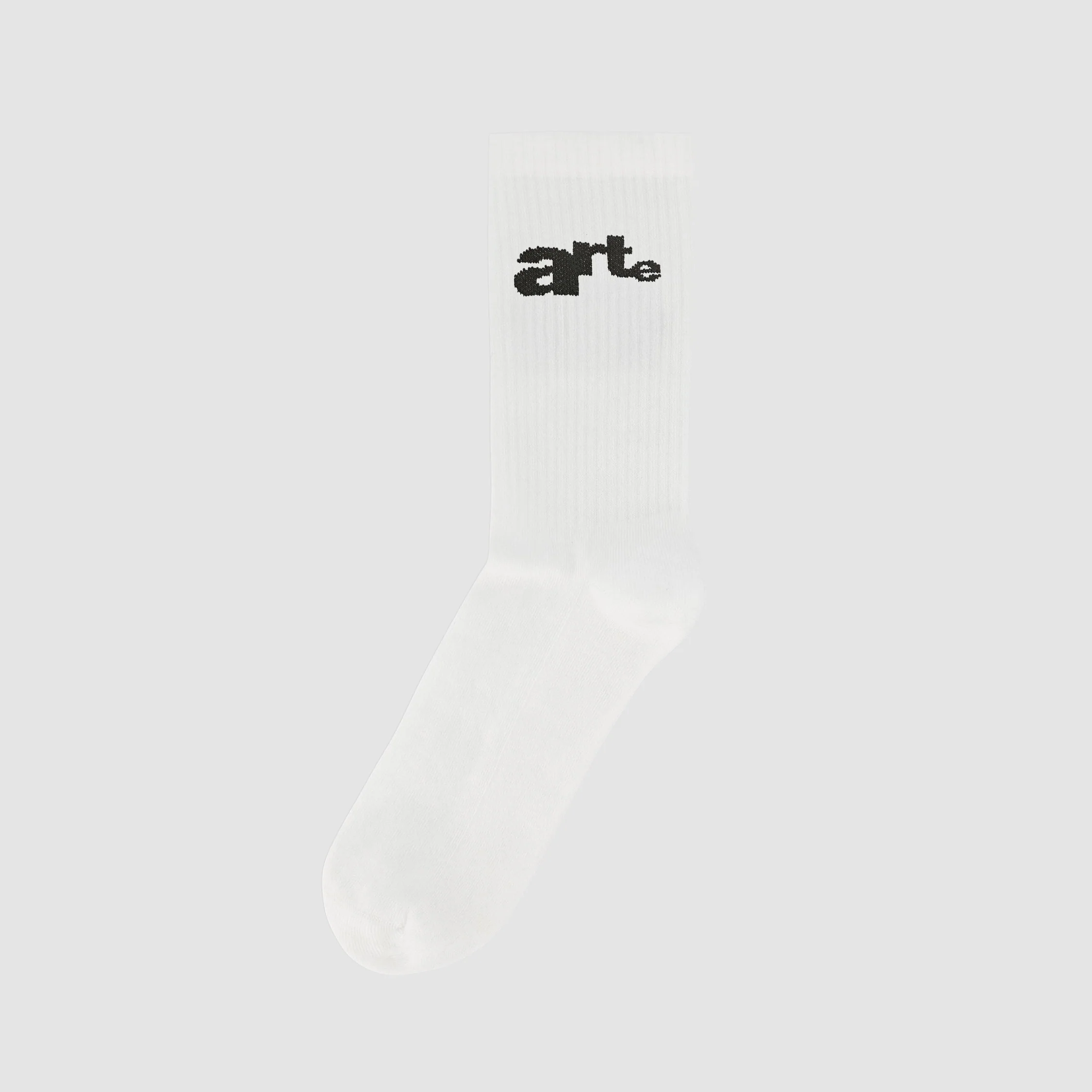 Chaussettes à grand logo - Blanc