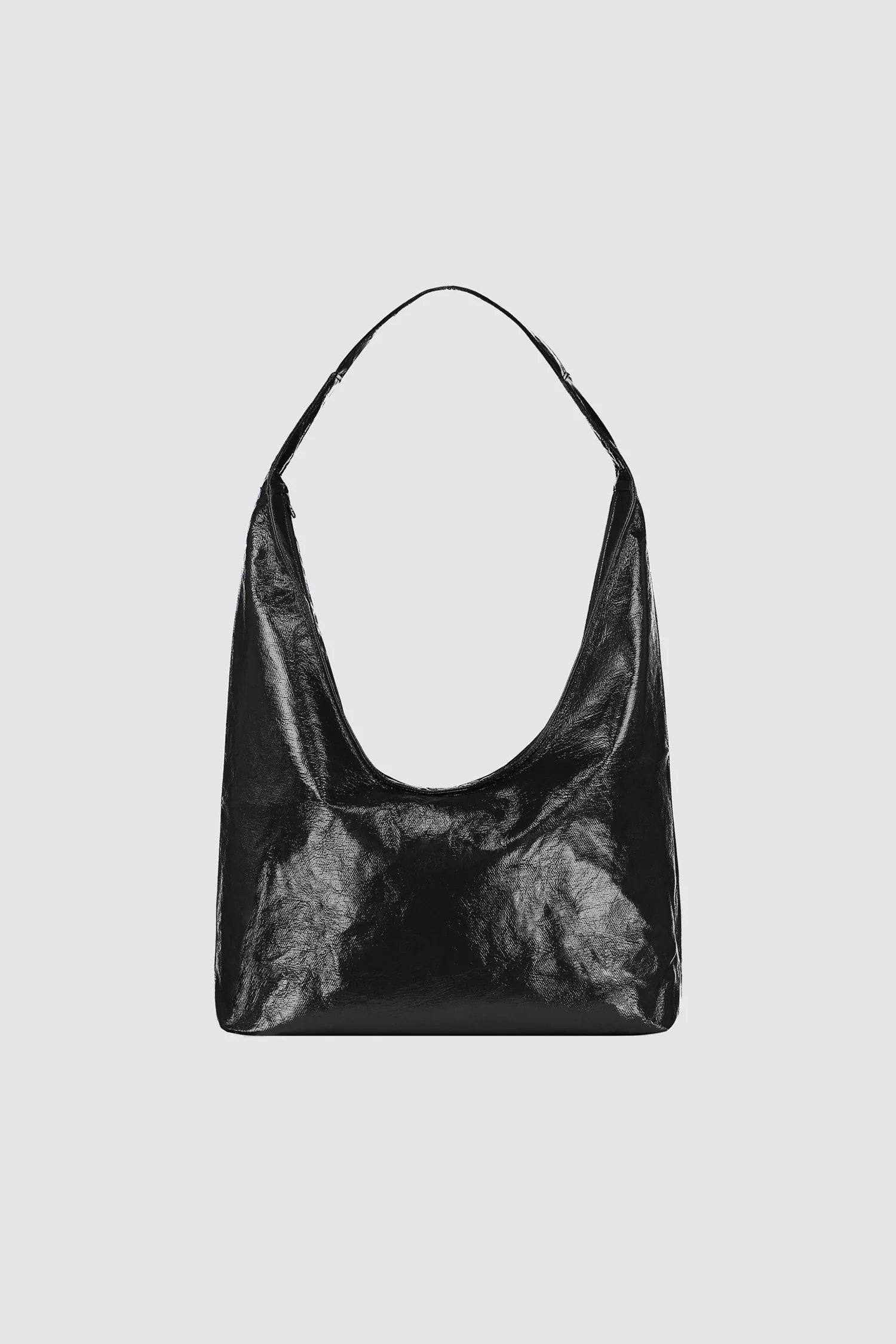 Grand sac brillant - Noir - Image 2