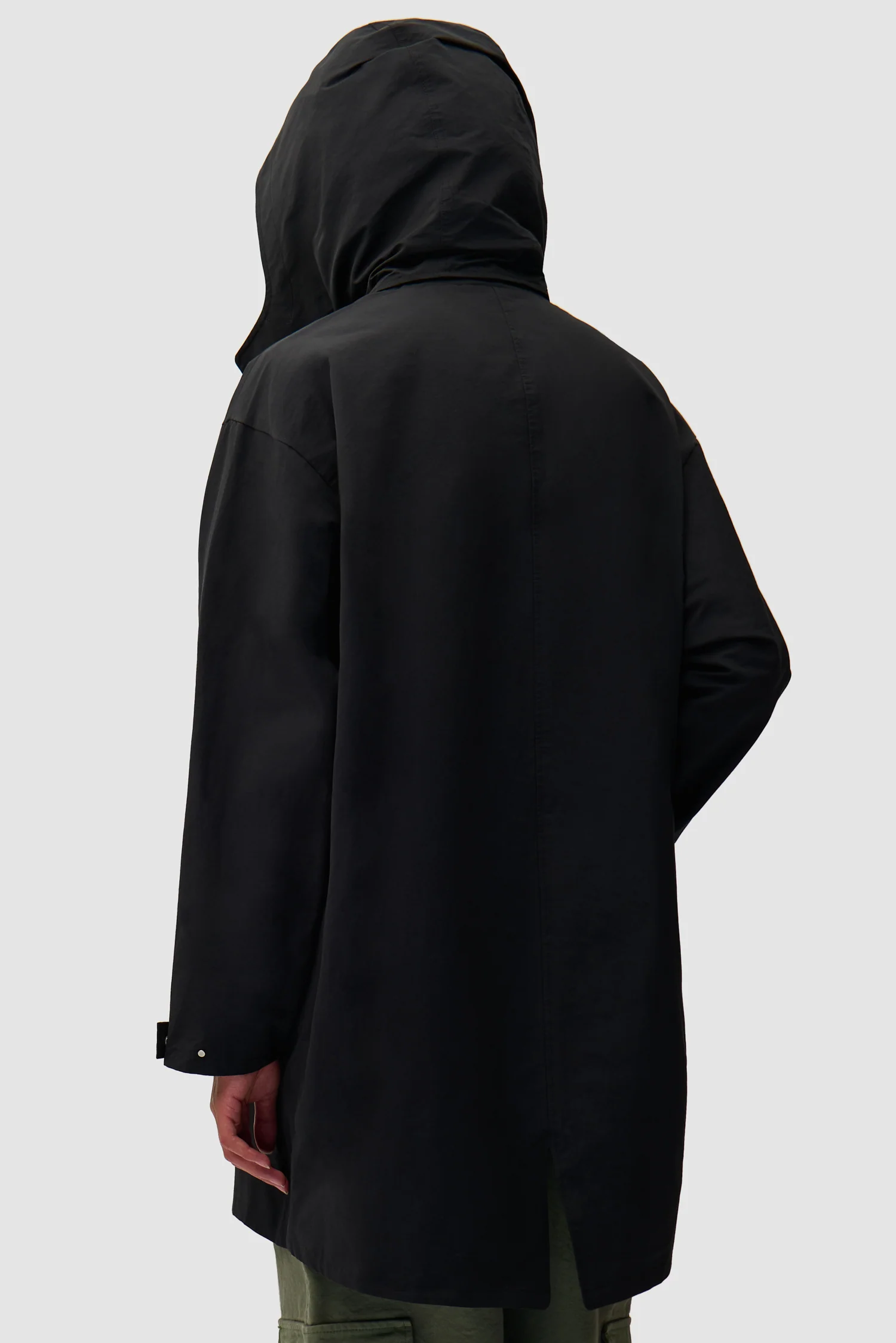 Manteau noir - Noir - Image 3