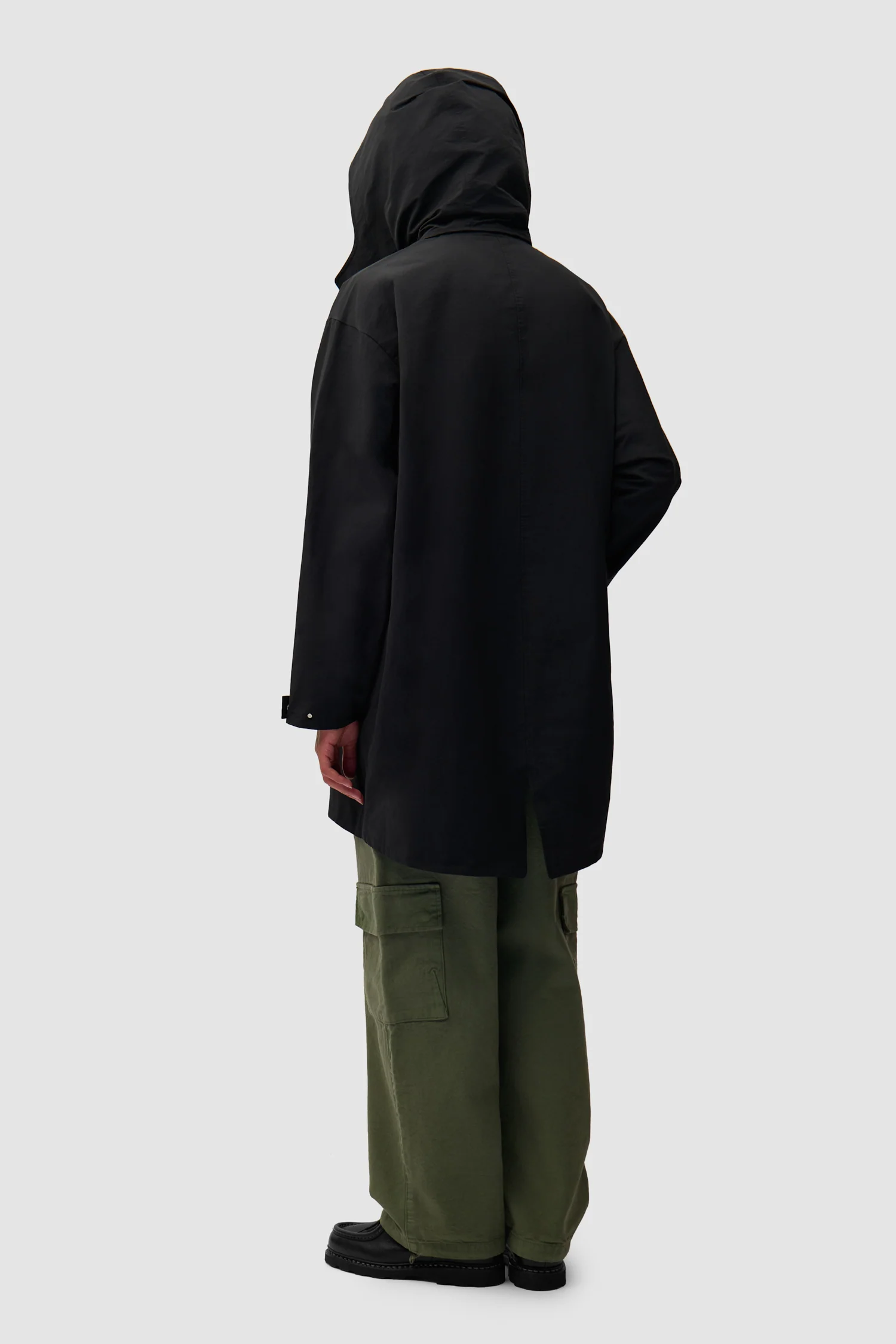 Manteau noir - Noir - Image 6