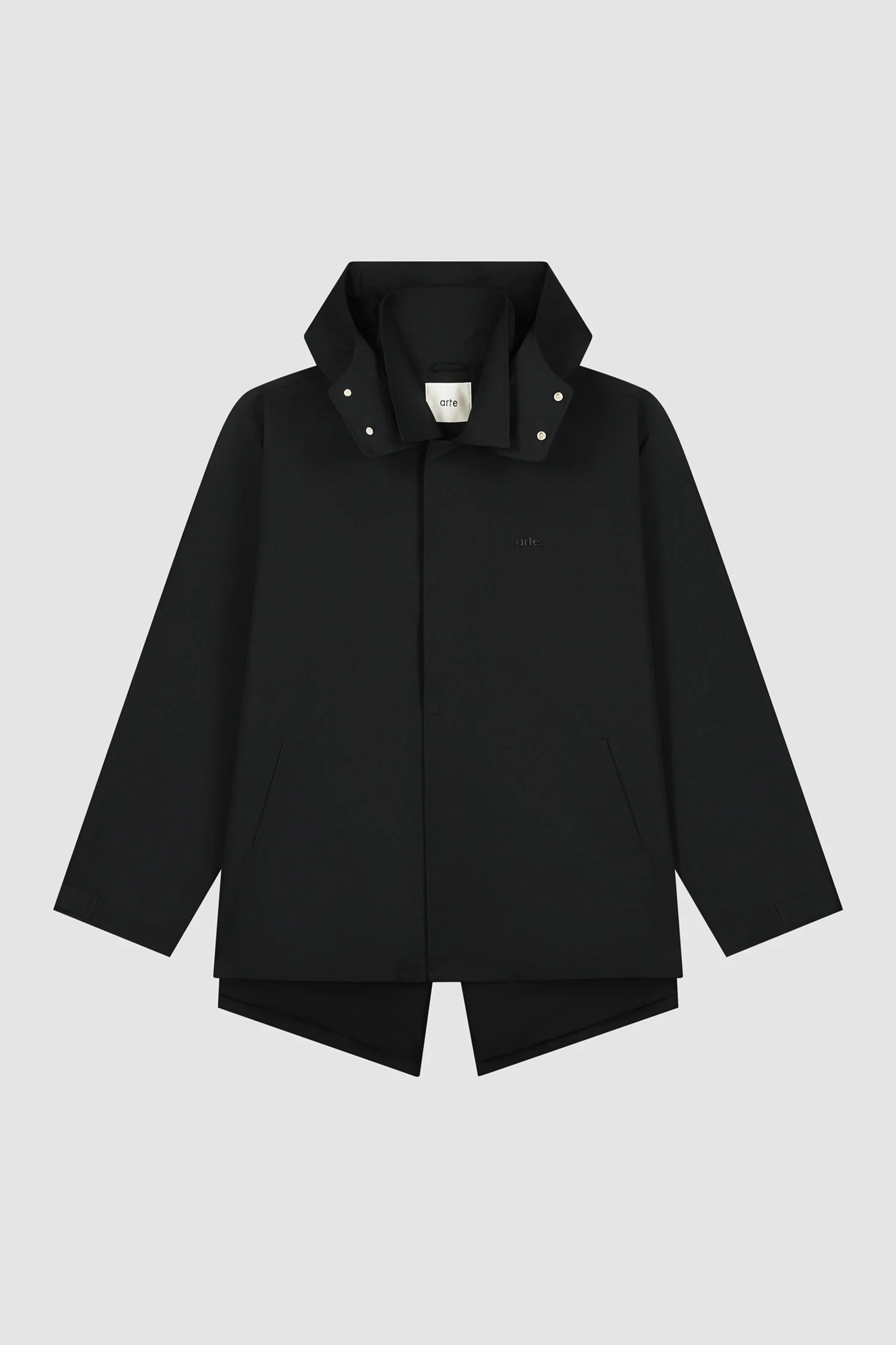 Manteau noir - Noir - Image 8
