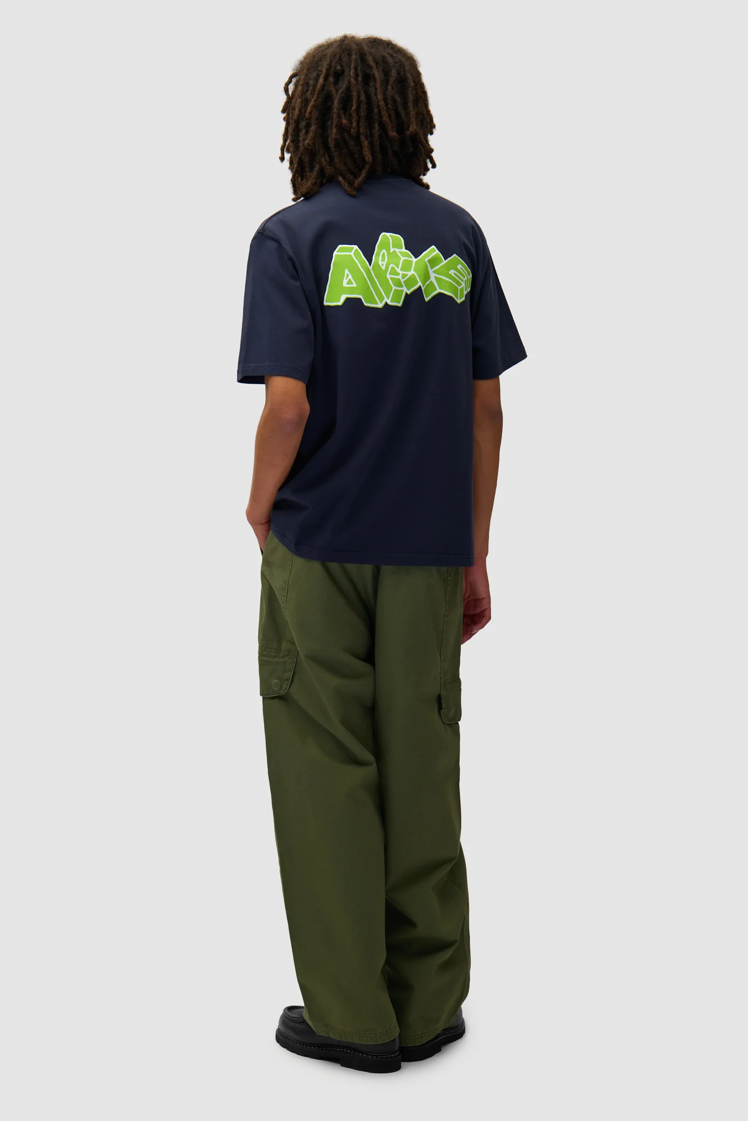 T-shirt imprimé Blocks - Marine - Image 4