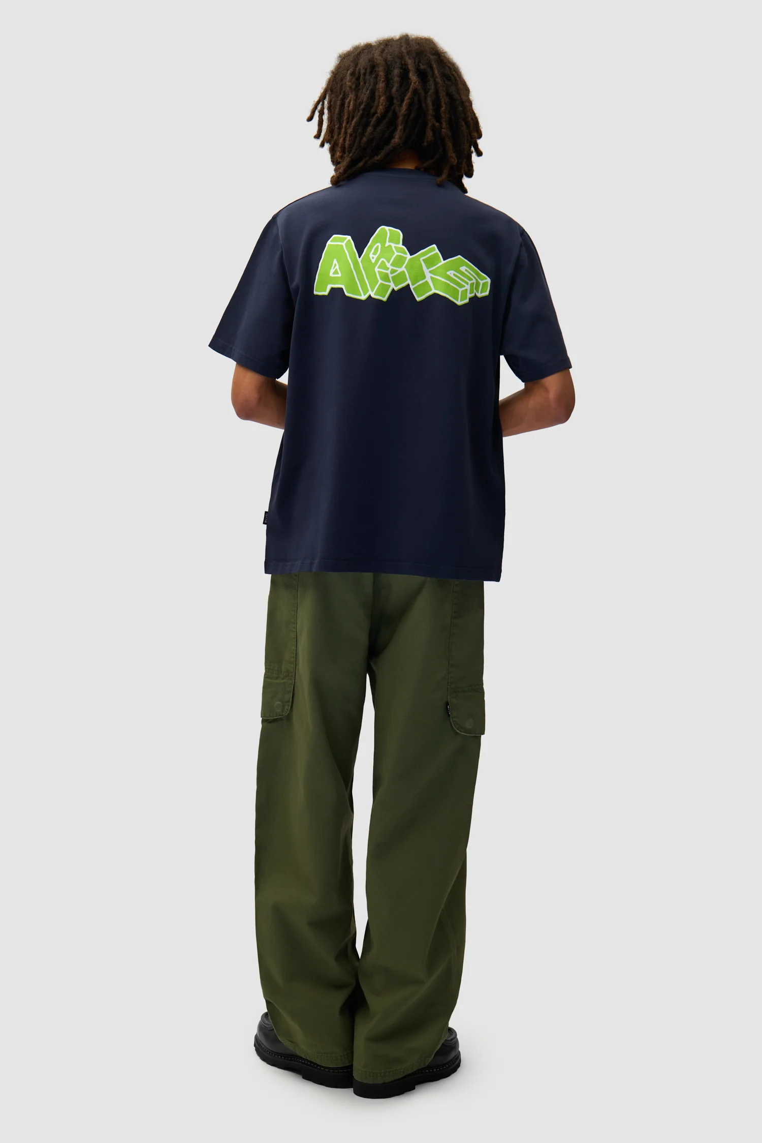 T-shirt imprimé Blocks - Marine - Image 5