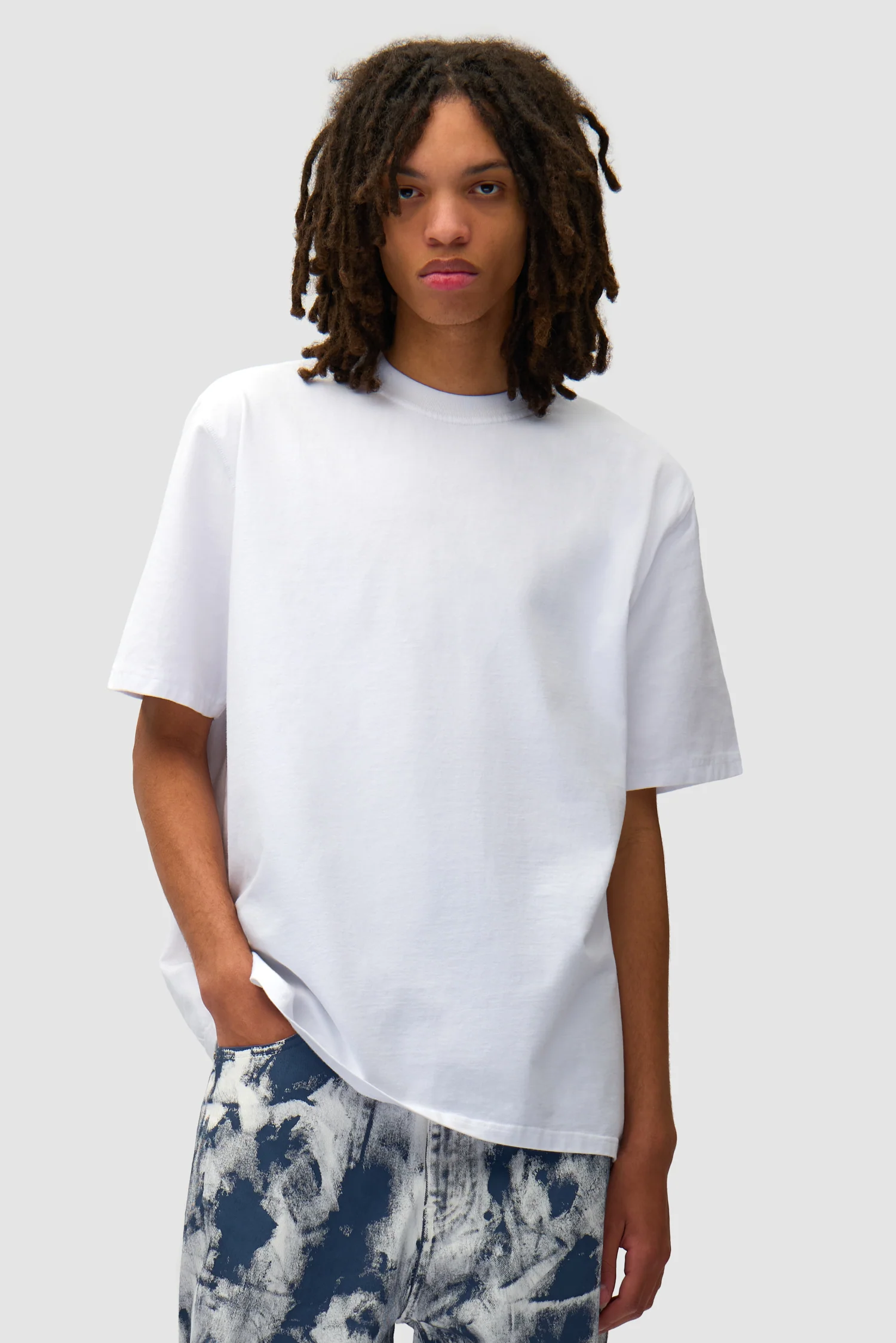 T-shirt imprimé Blocks - Blanc - Image 3