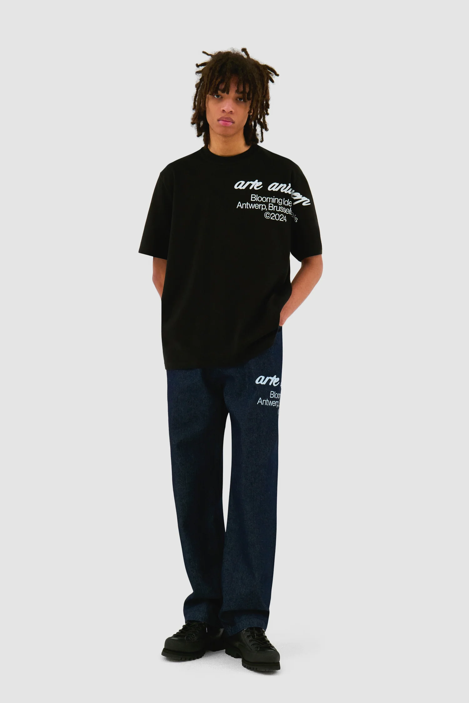 Pantalon Blooming Ideas - Marine - Image 4