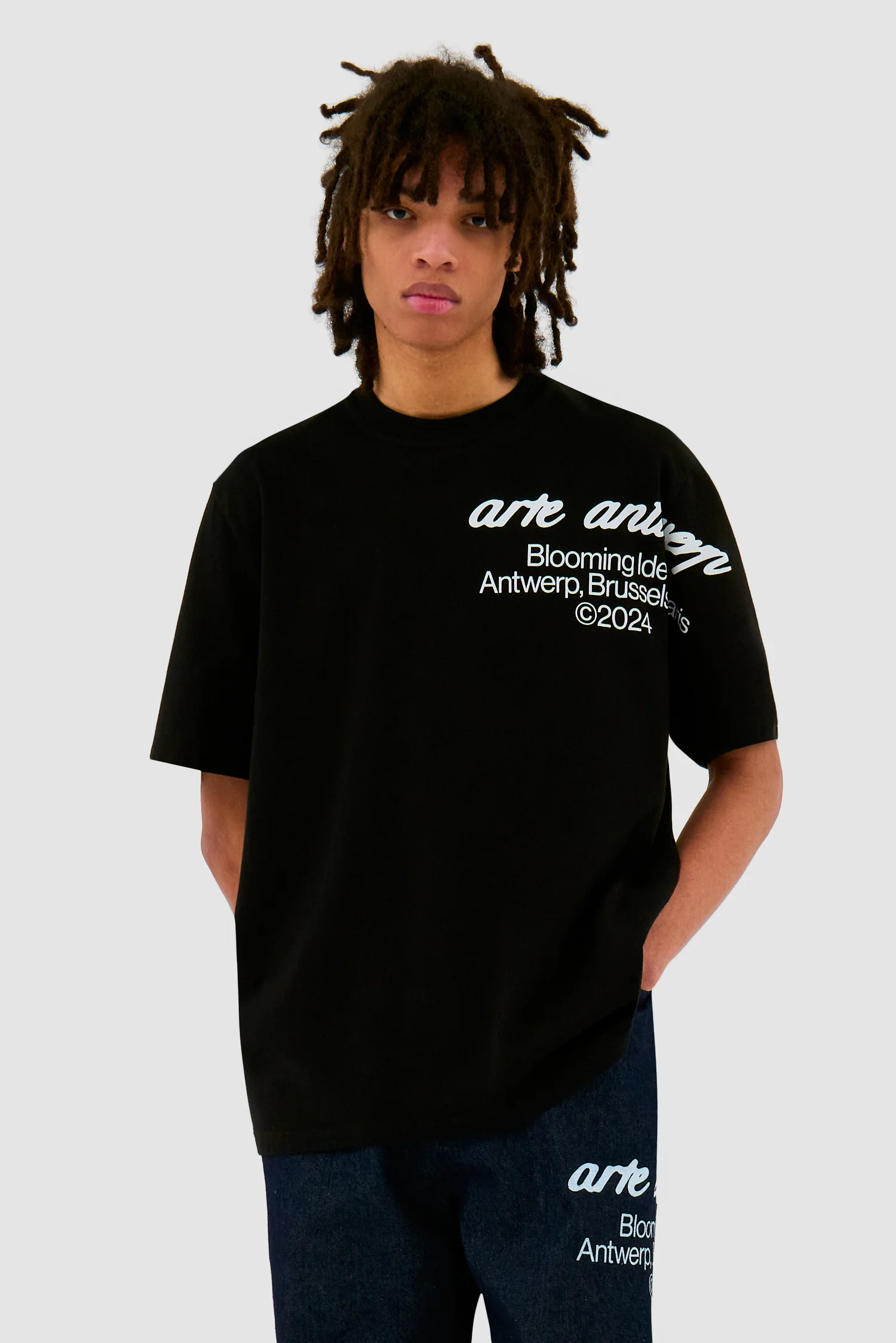 T-shirt à manches Blooming Ideas - Noir - Image 2