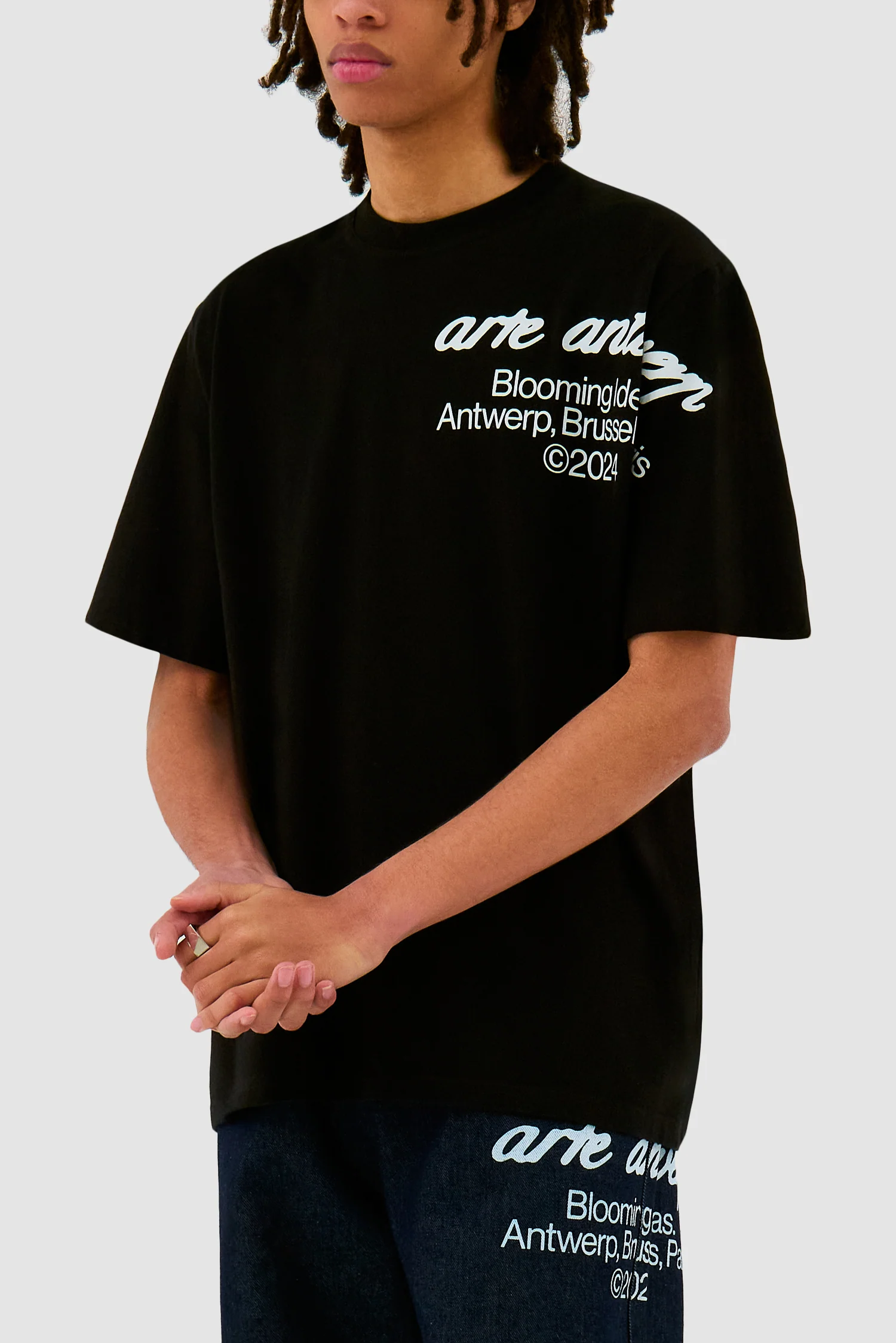 T-shirt à manches Blooming Ideas - Noir - Image 7