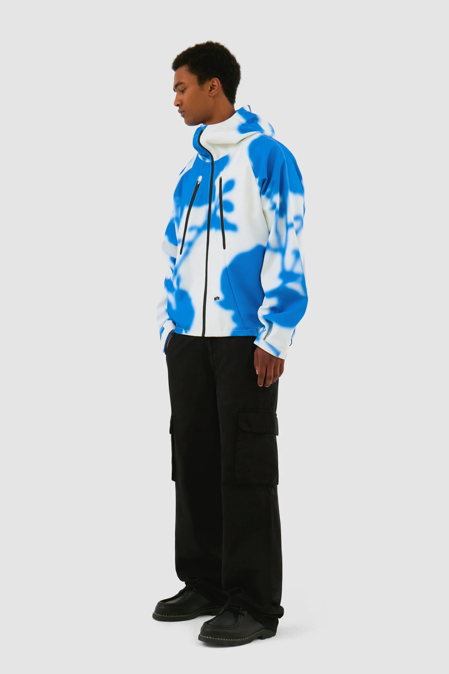 Veste technique Blue Flower - Blanc/Bleu - Image 5