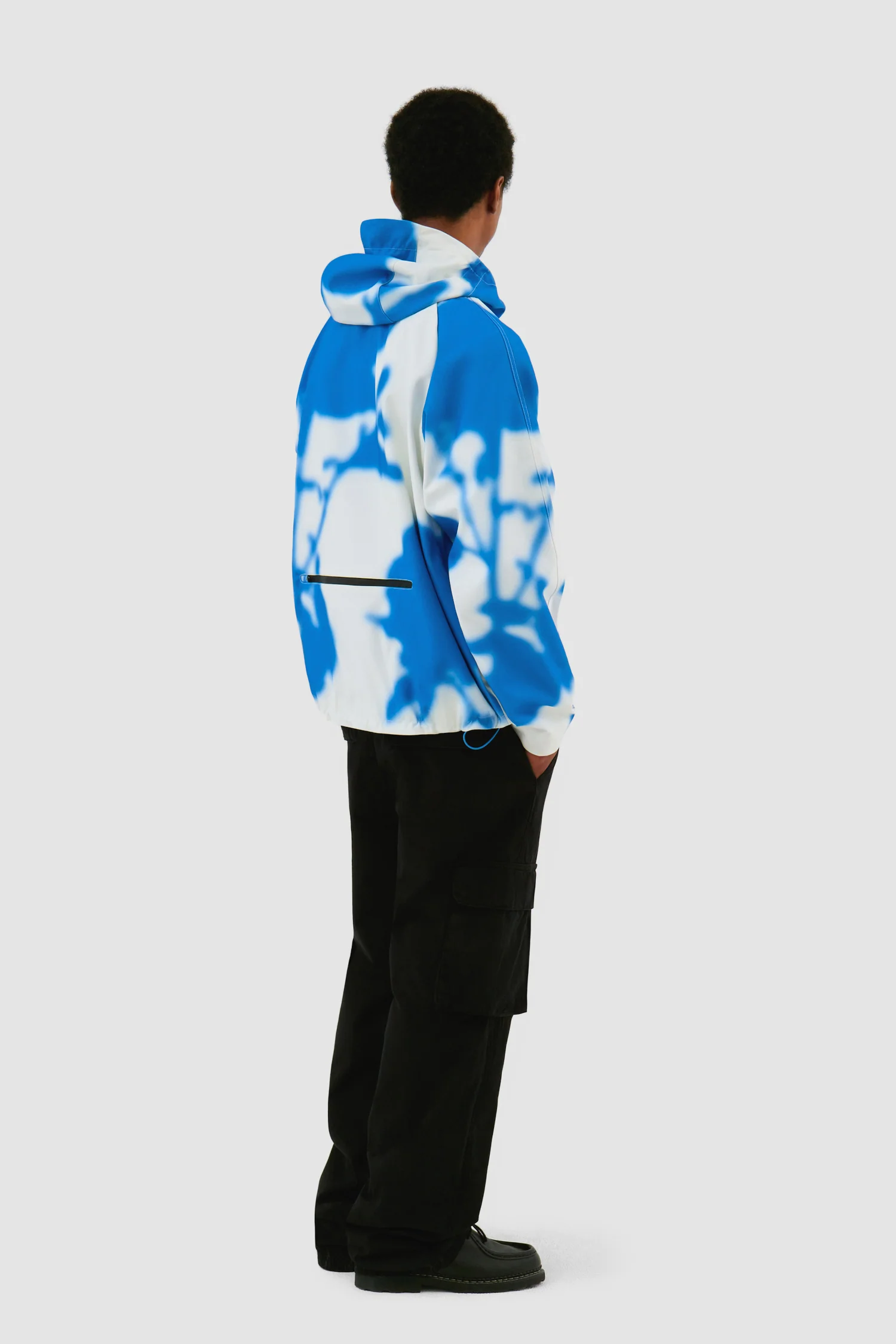 Veste technique Blue Flower - Blanc/Bleu - Image 6