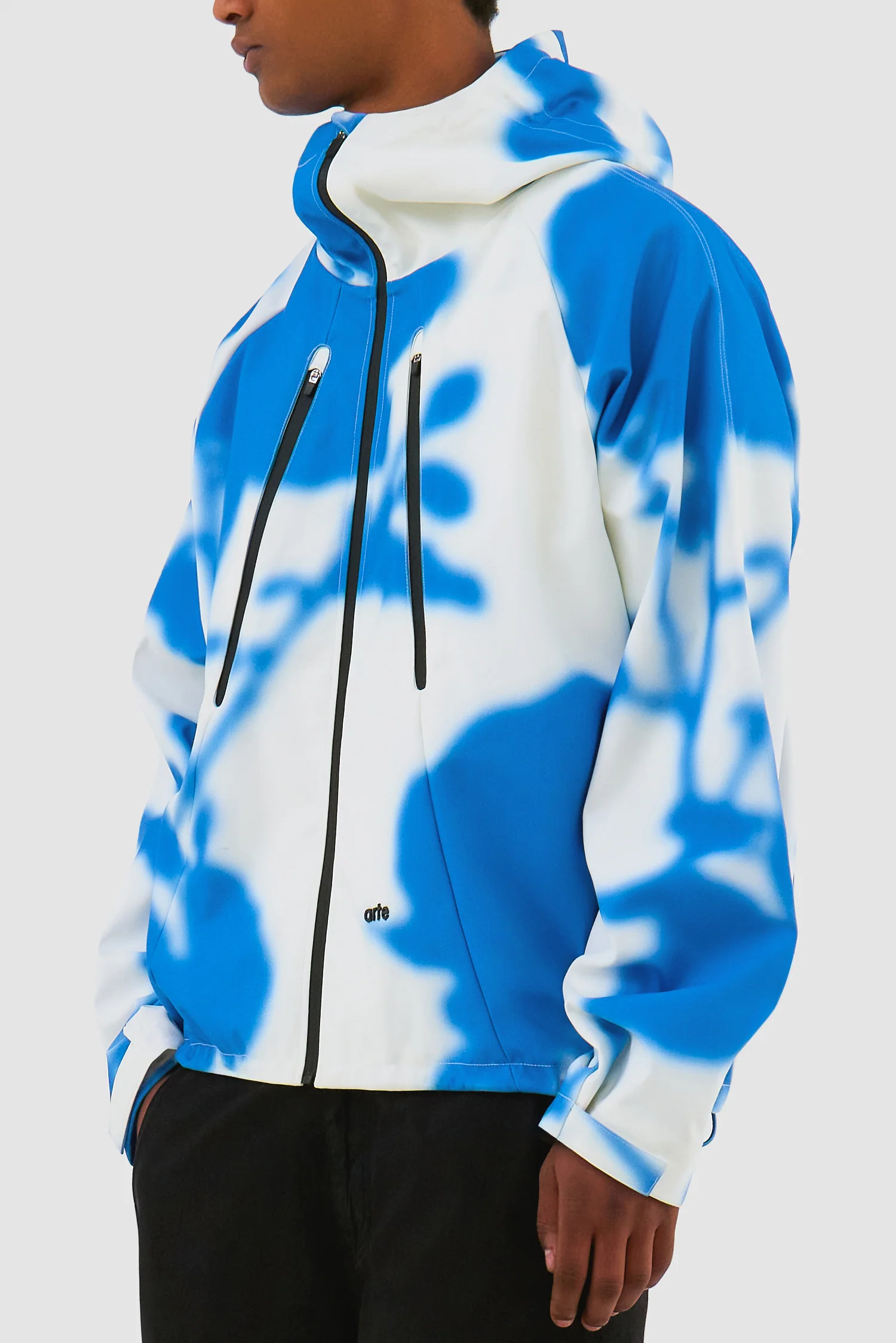 Veste technique Blue Flower - Blanc/Bleu - Image 7