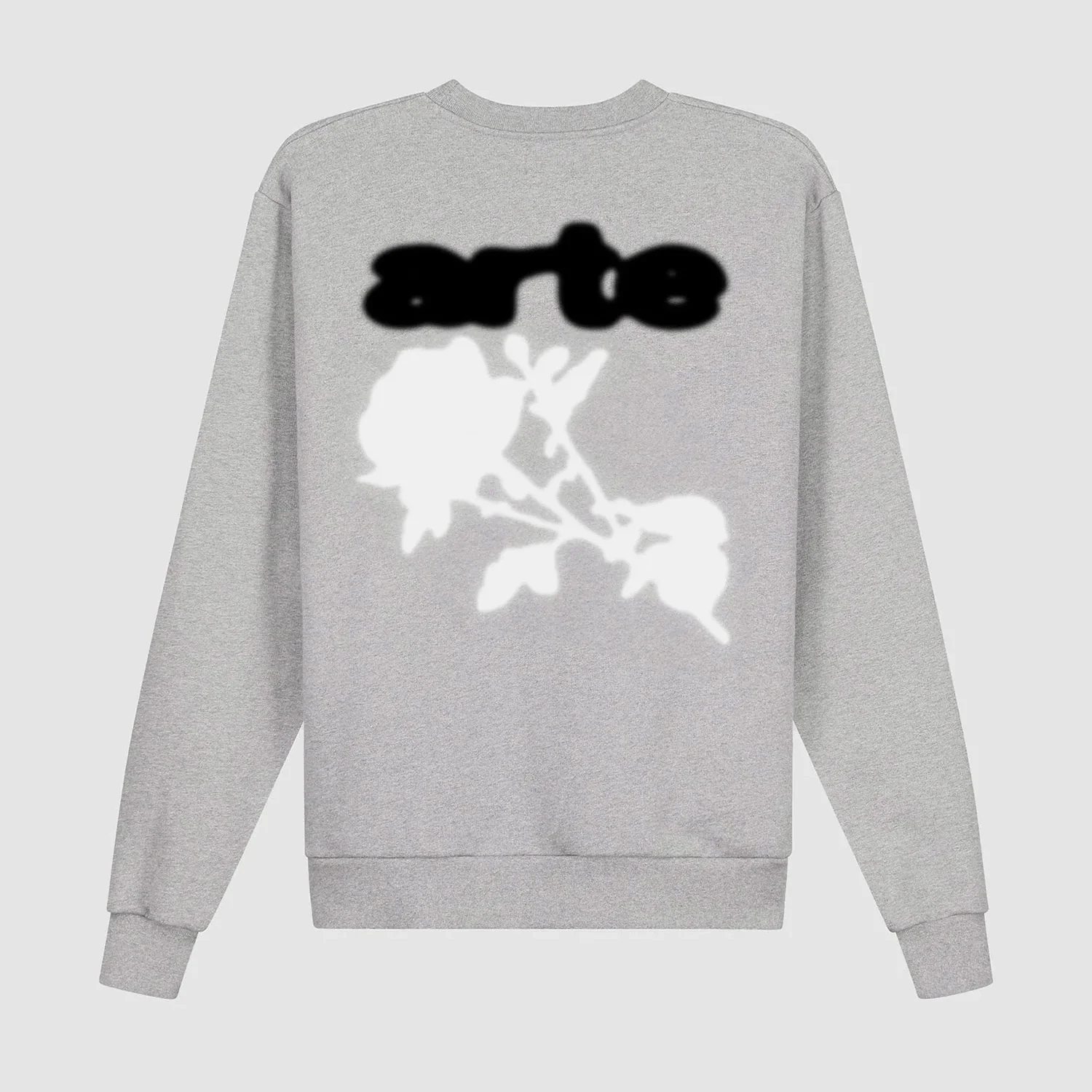 Blur Flower Crewneck - Gris