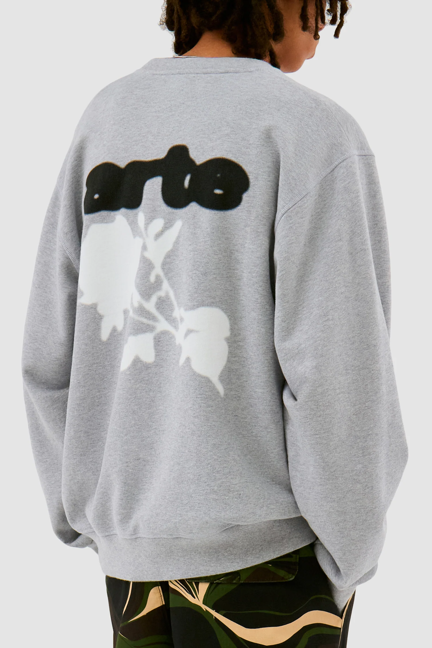 Blur Flower Crewneck - Gris - Image 7