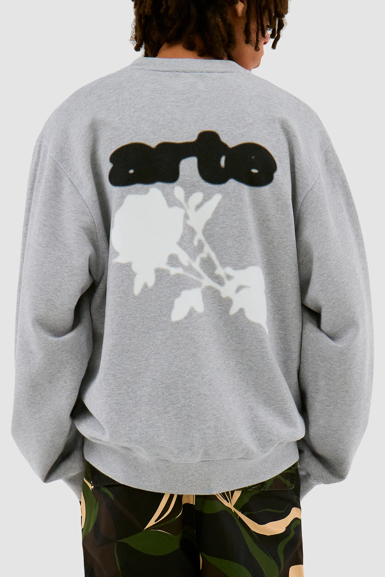 Blur Flower Crewneck - Gris - Image 9