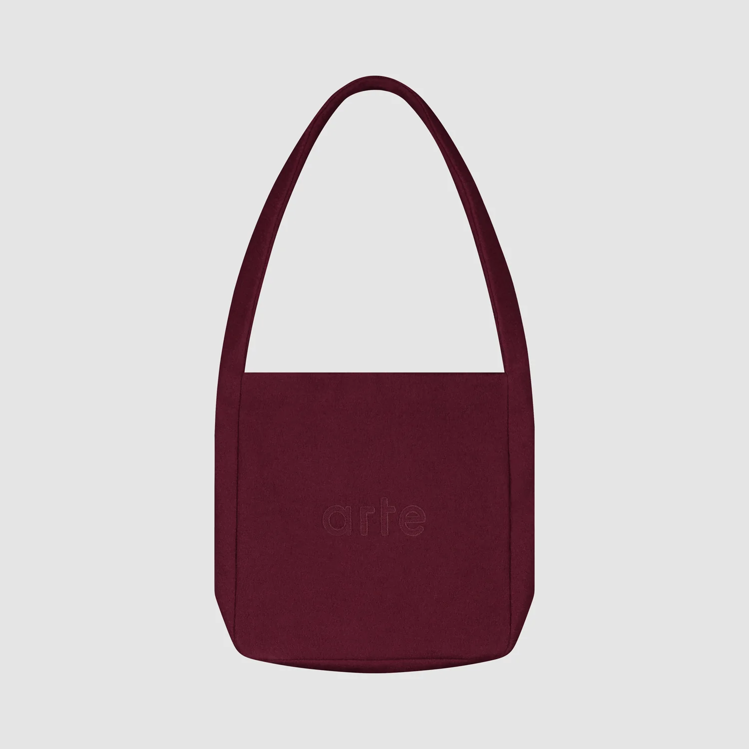 Sac en laine bouillie - Bordeaux