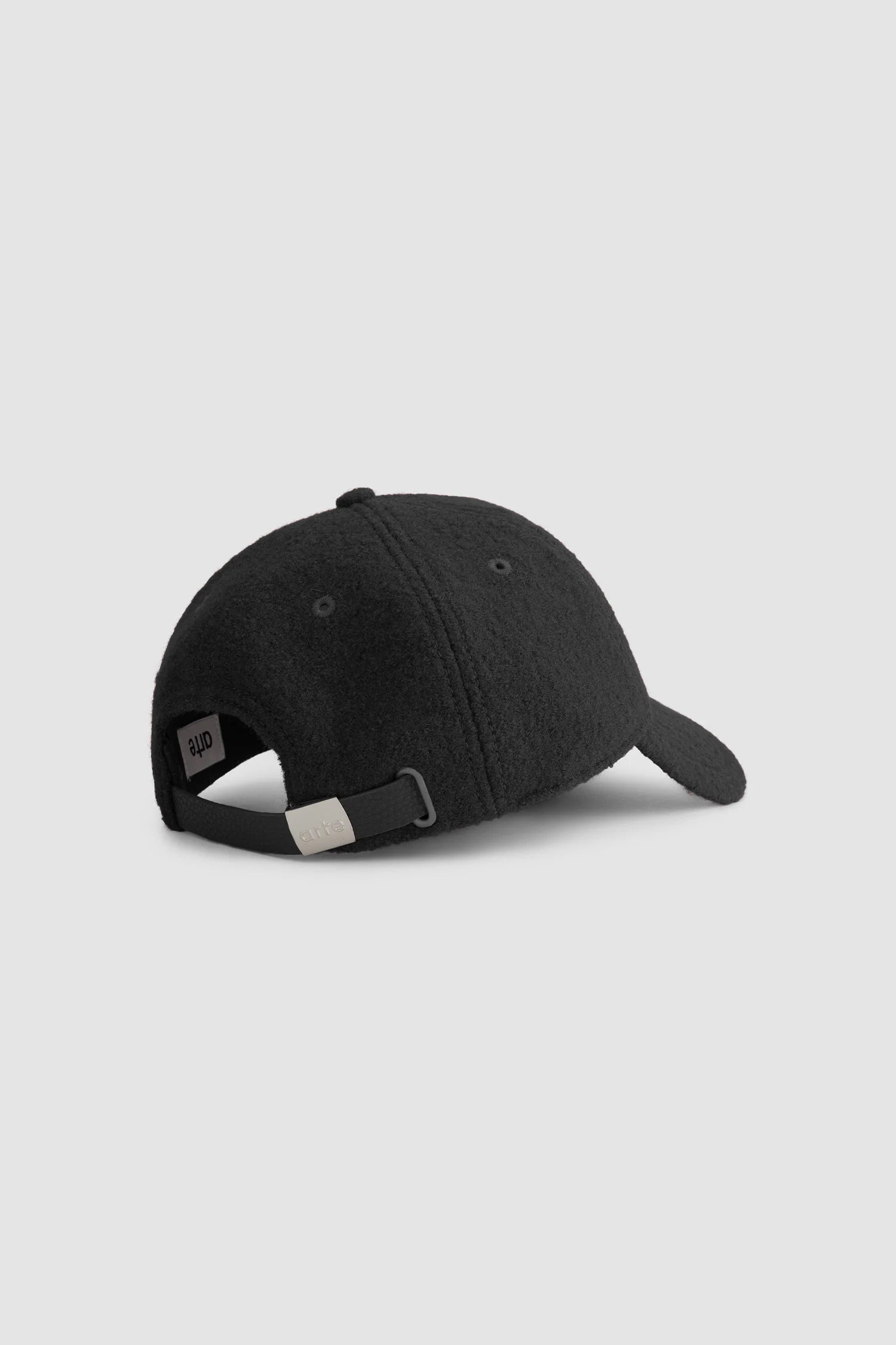 Casquette en laine bouillie - Noir - Image 3