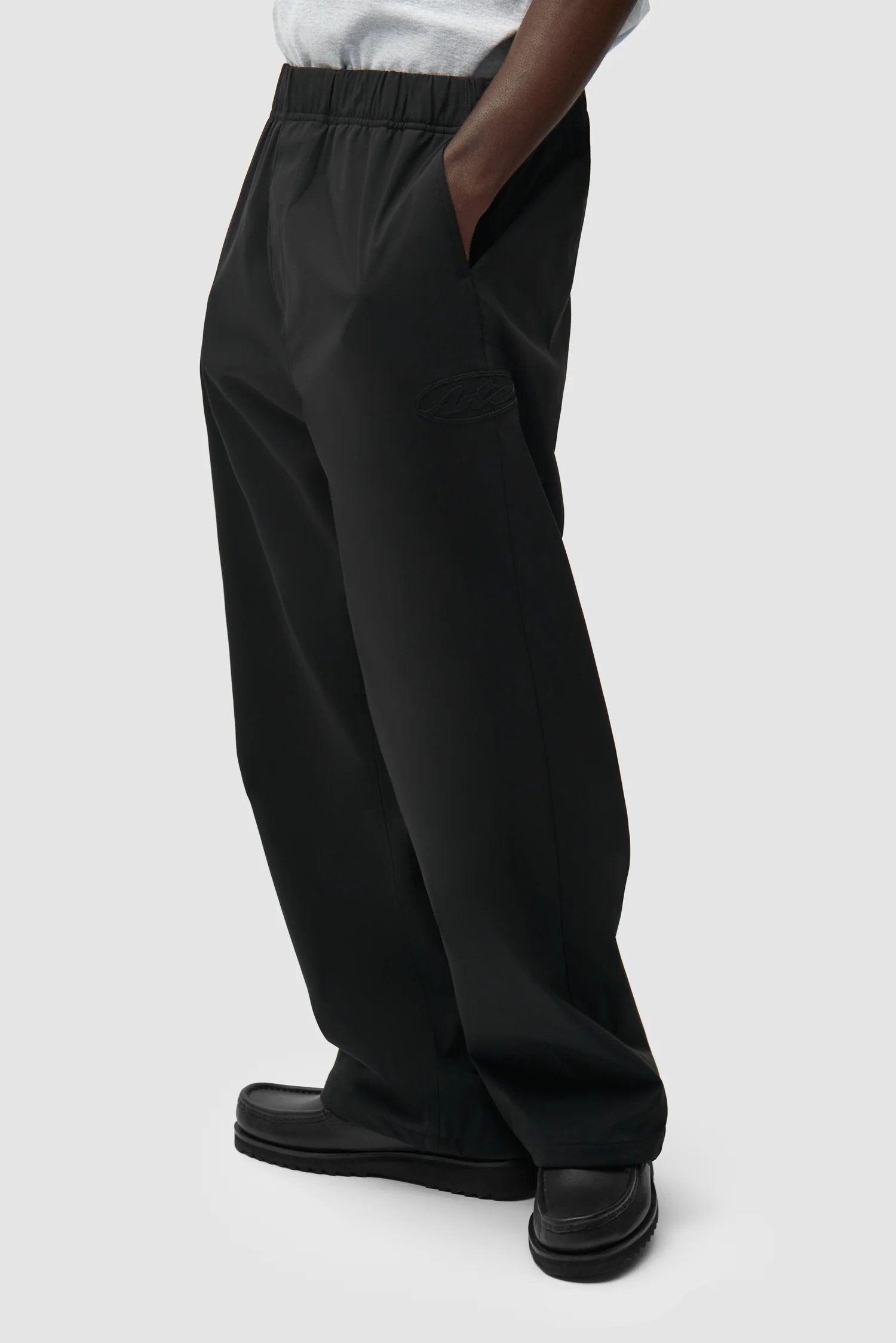 Pantalon de survêtement de marque - Noir - Image 3