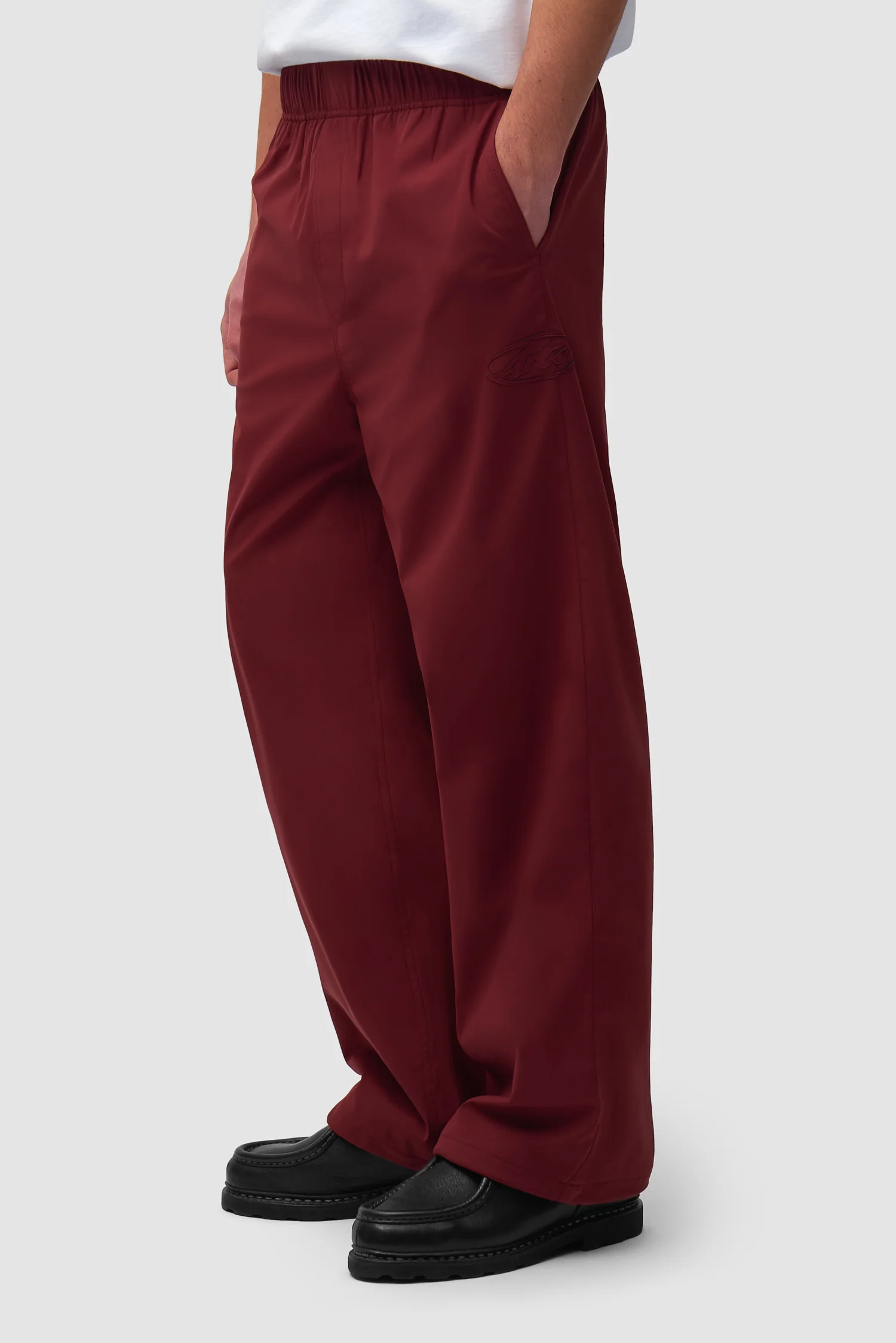 Pantalon de survêtement de marque - Bordeaux - Image 3