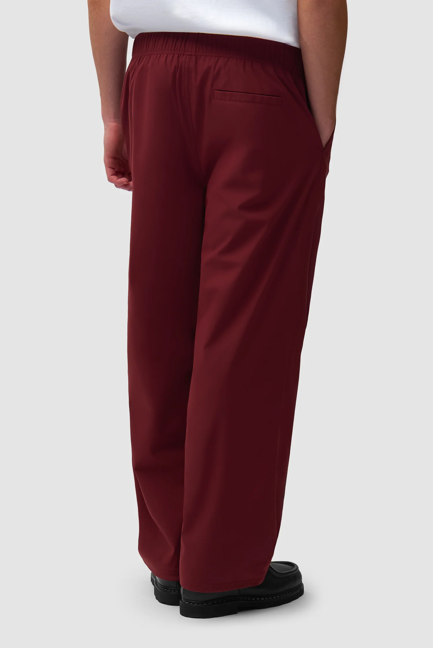 Pantalon de survêtement de marque - Bordeaux - Image 4