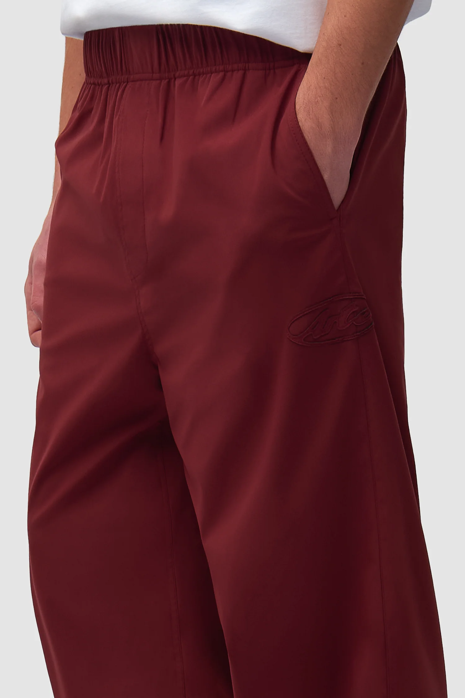 Pantalon de survêtement de marque - Bordeaux - Image 8