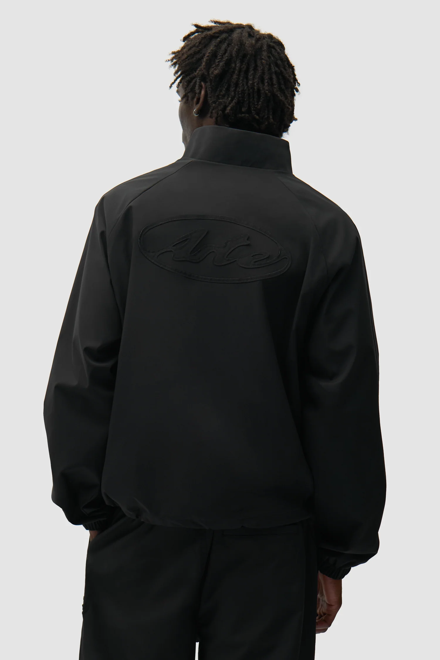 Veste de survêtement de marque - Noir - Image 3