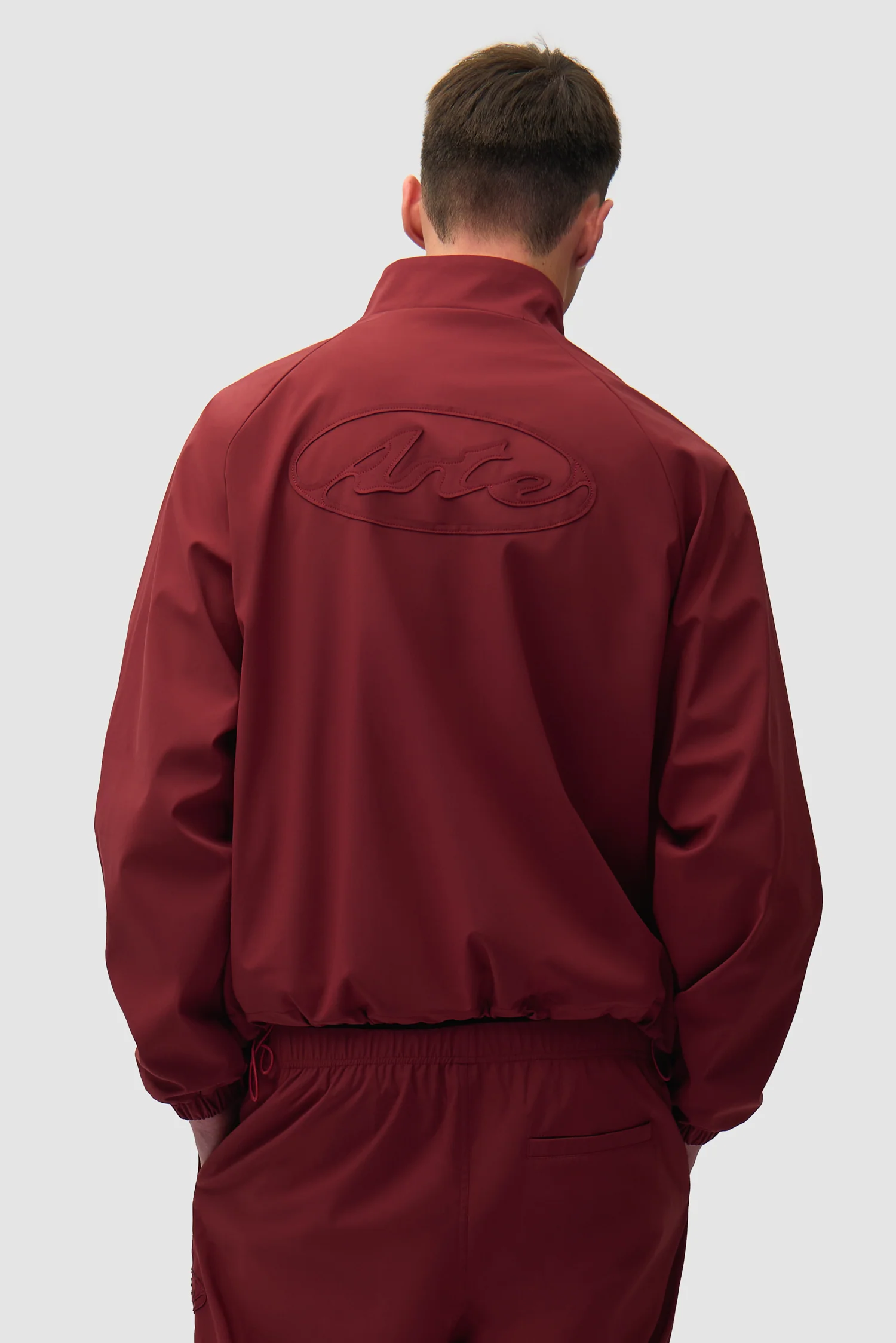 Veste de survêtement de marque - Bordeaux - Image 3