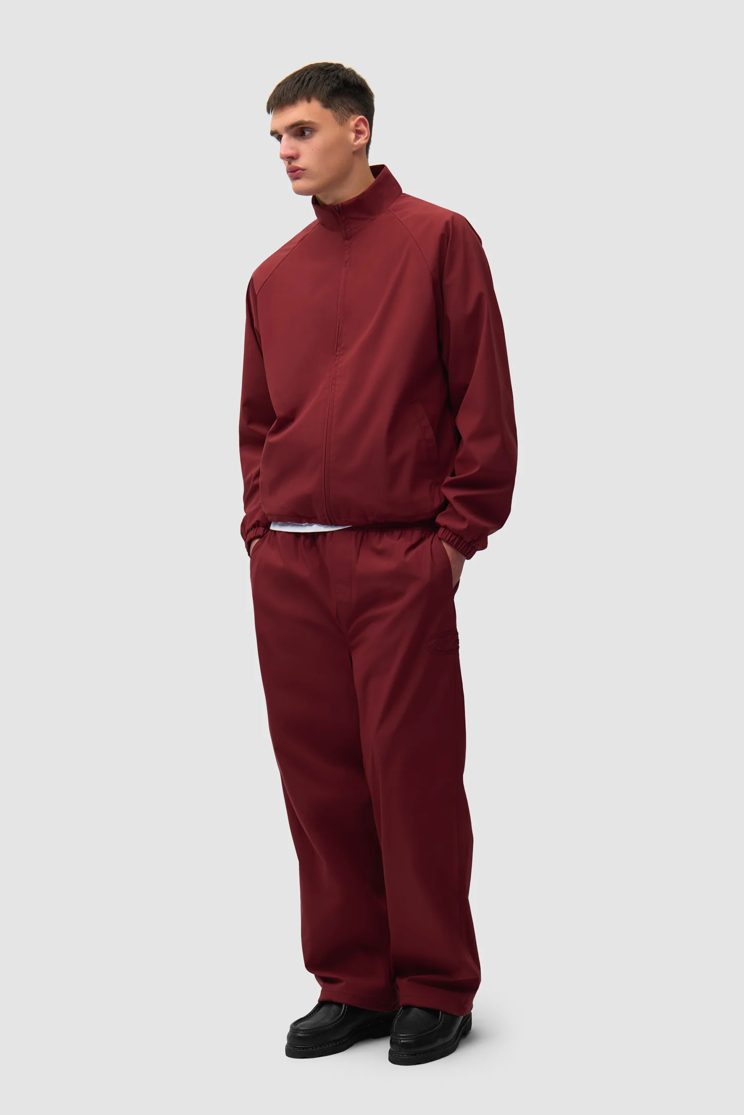 Veste de survêtement de marque - Bordeaux - Image 4