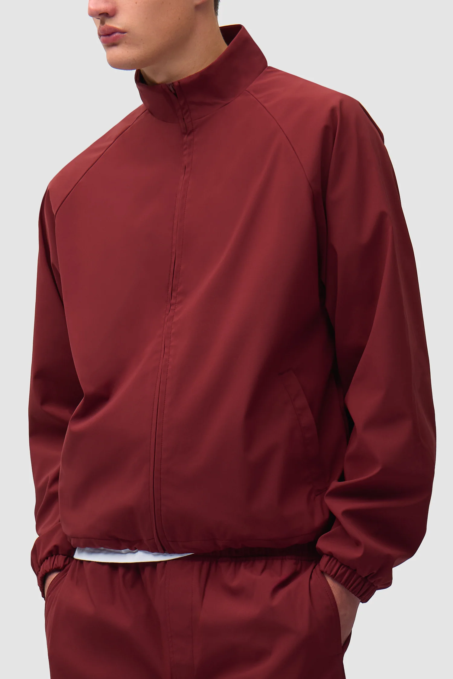 Veste de survêtement de marque - Bordeaux - Image 7