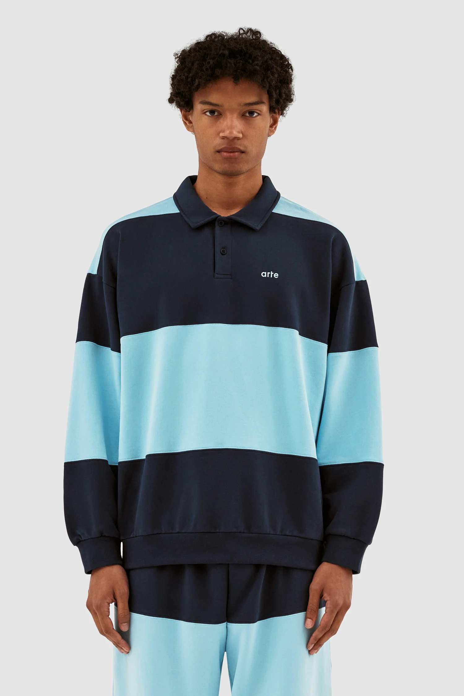 Pull Cam Stripes - Navy/Light Blue - Image 2