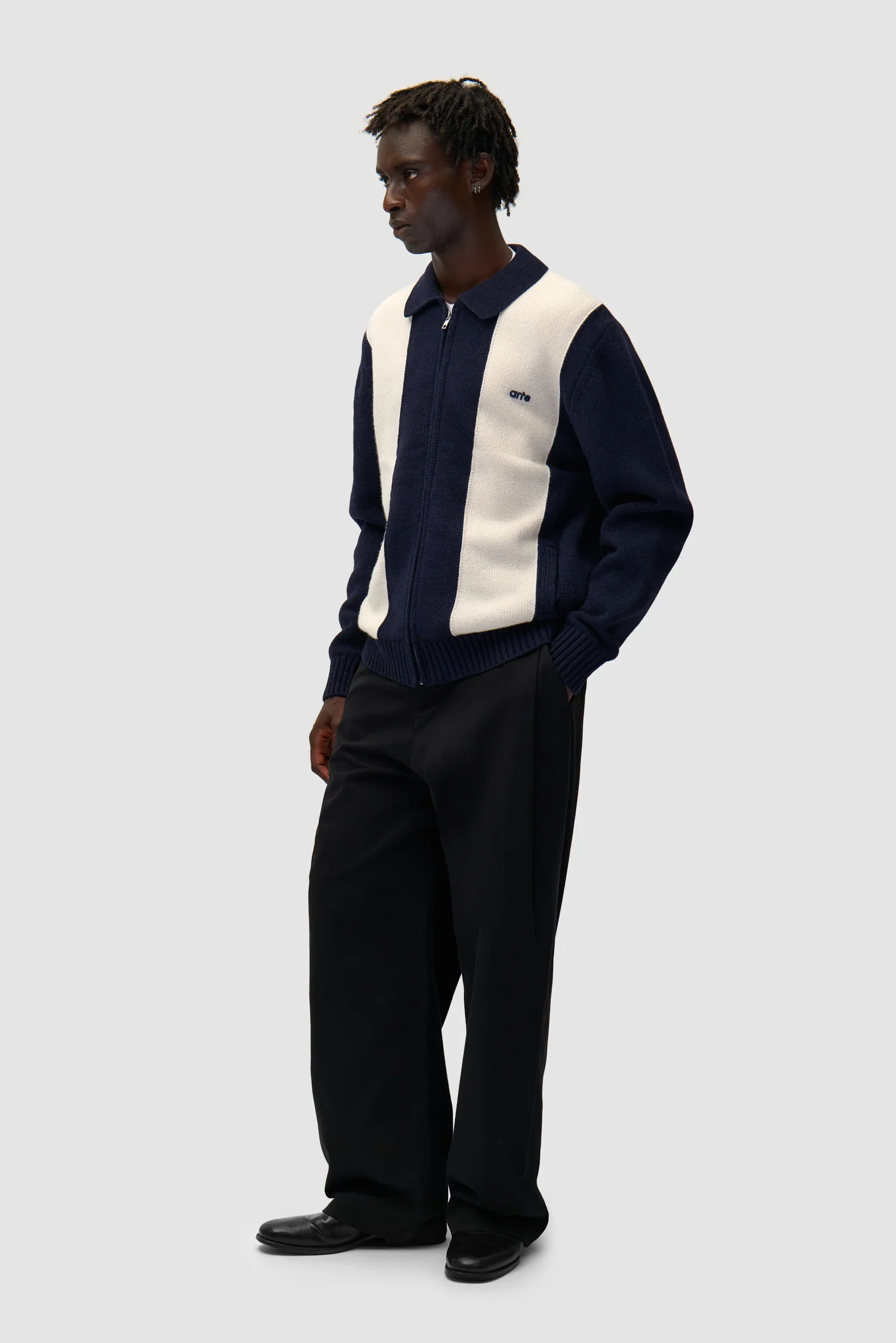 Cardigan - Bleu/Blanc - Image 4