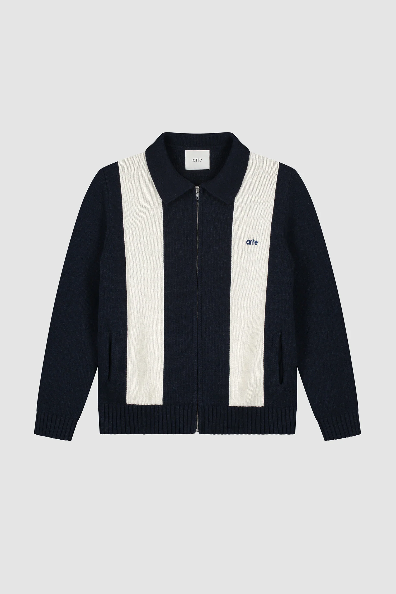 Cardigan - Bleu/Blanc - Image 8