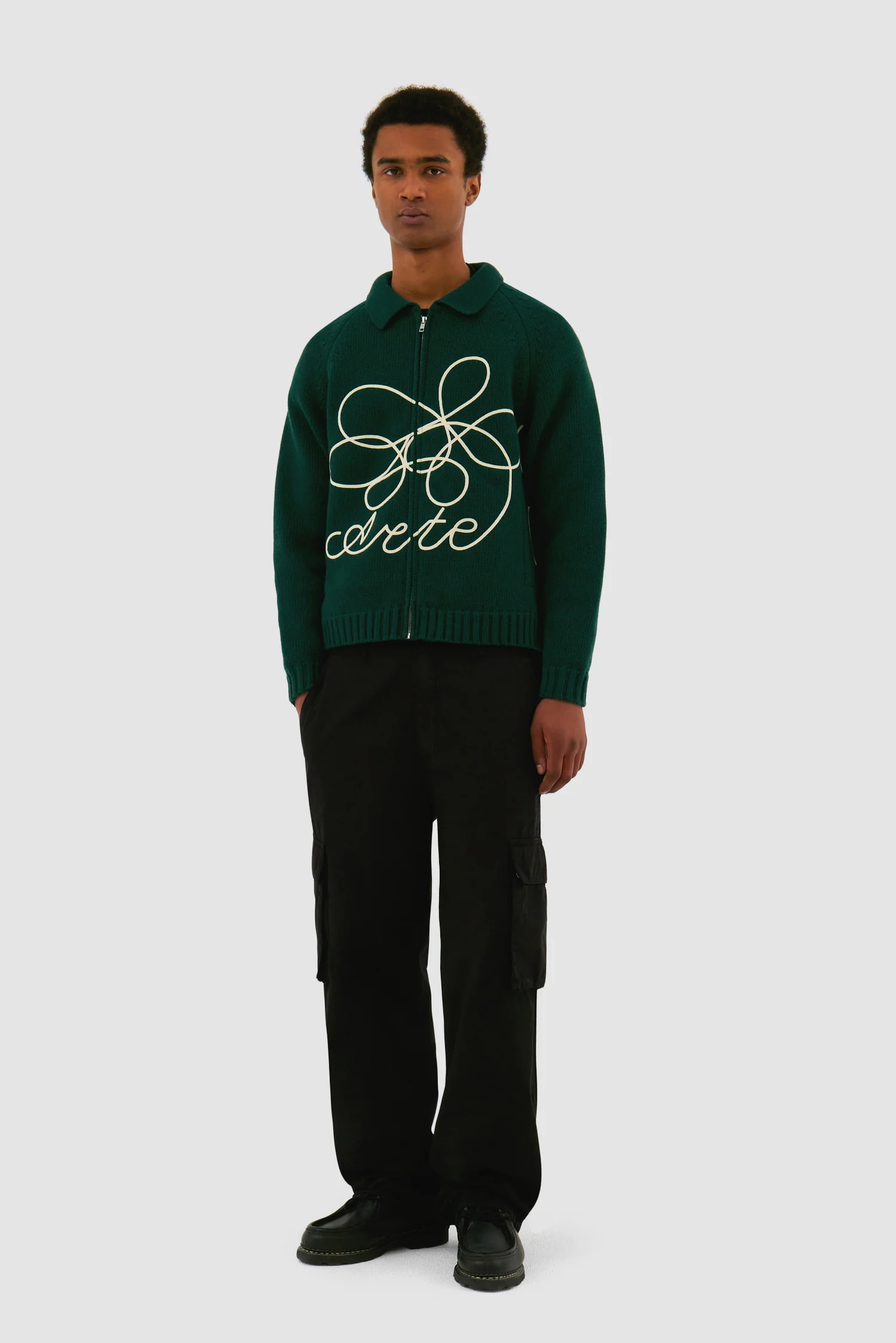 Pantalon cargo - Noir - Image 4